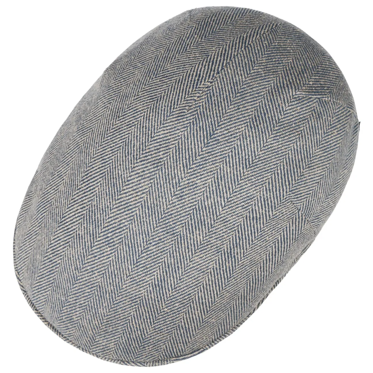 Borsalino Hats Herringbone Premium Flat Cap by Borsalino