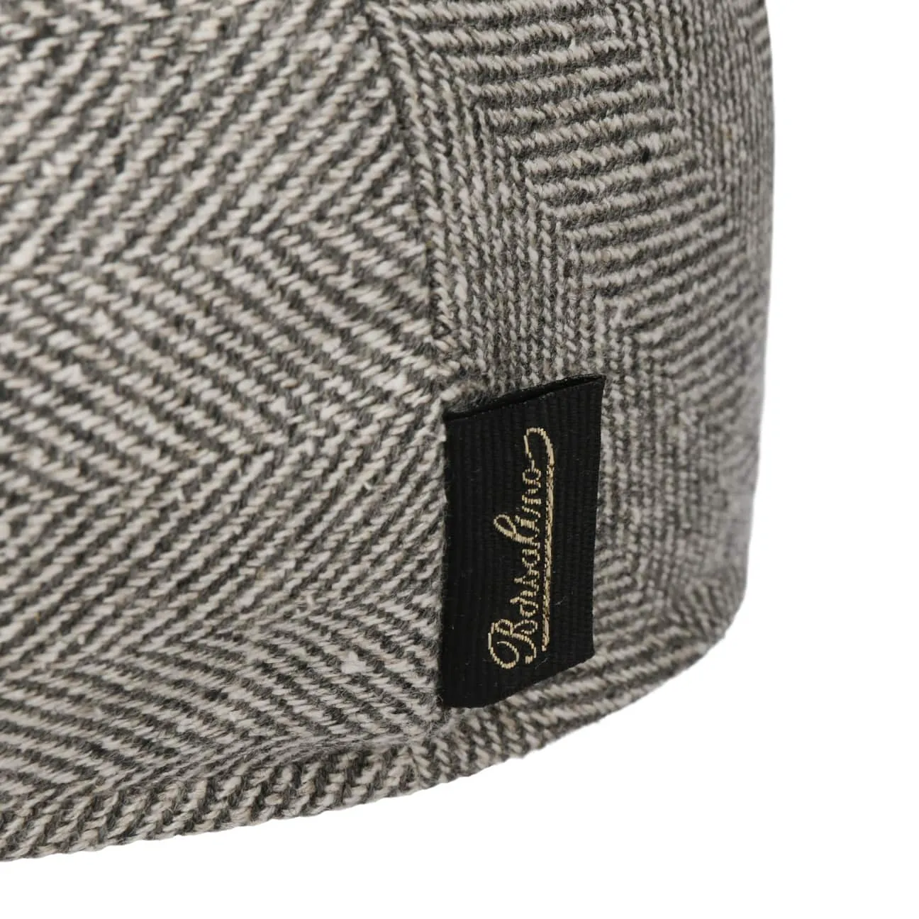 Borsalino Hats Herringbone Premium Flat Cap by Borsalino