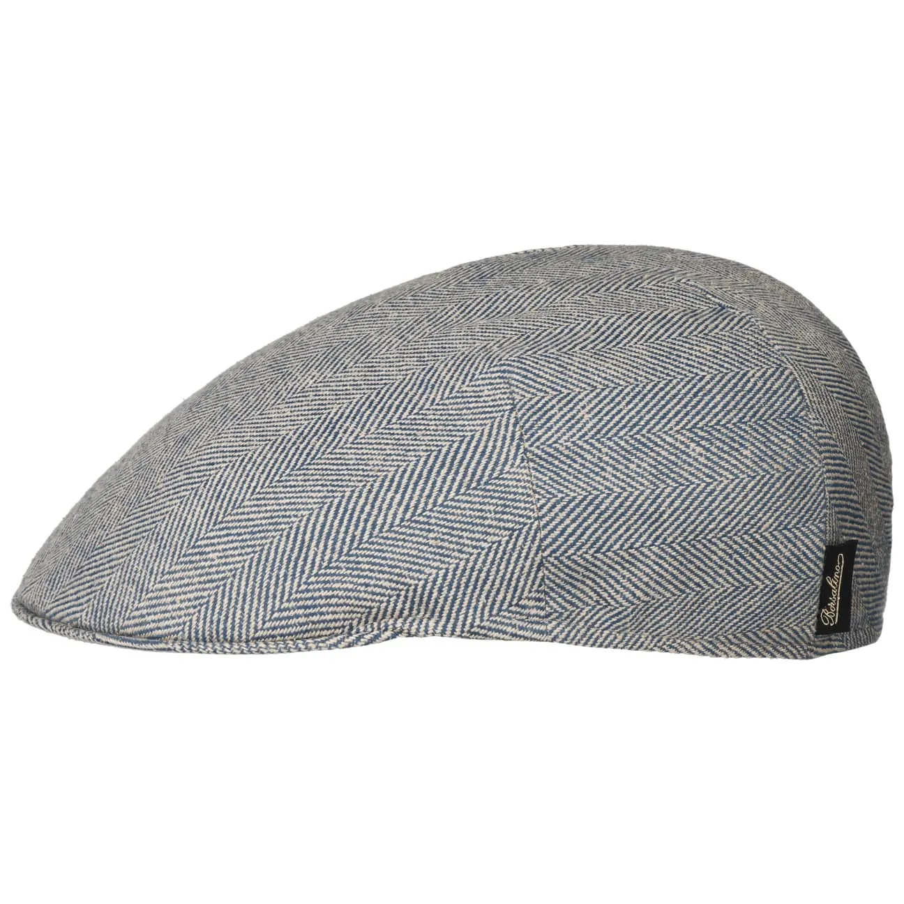 Borsalino Hats Herringbone Premium Flat Cap by Borsalino
