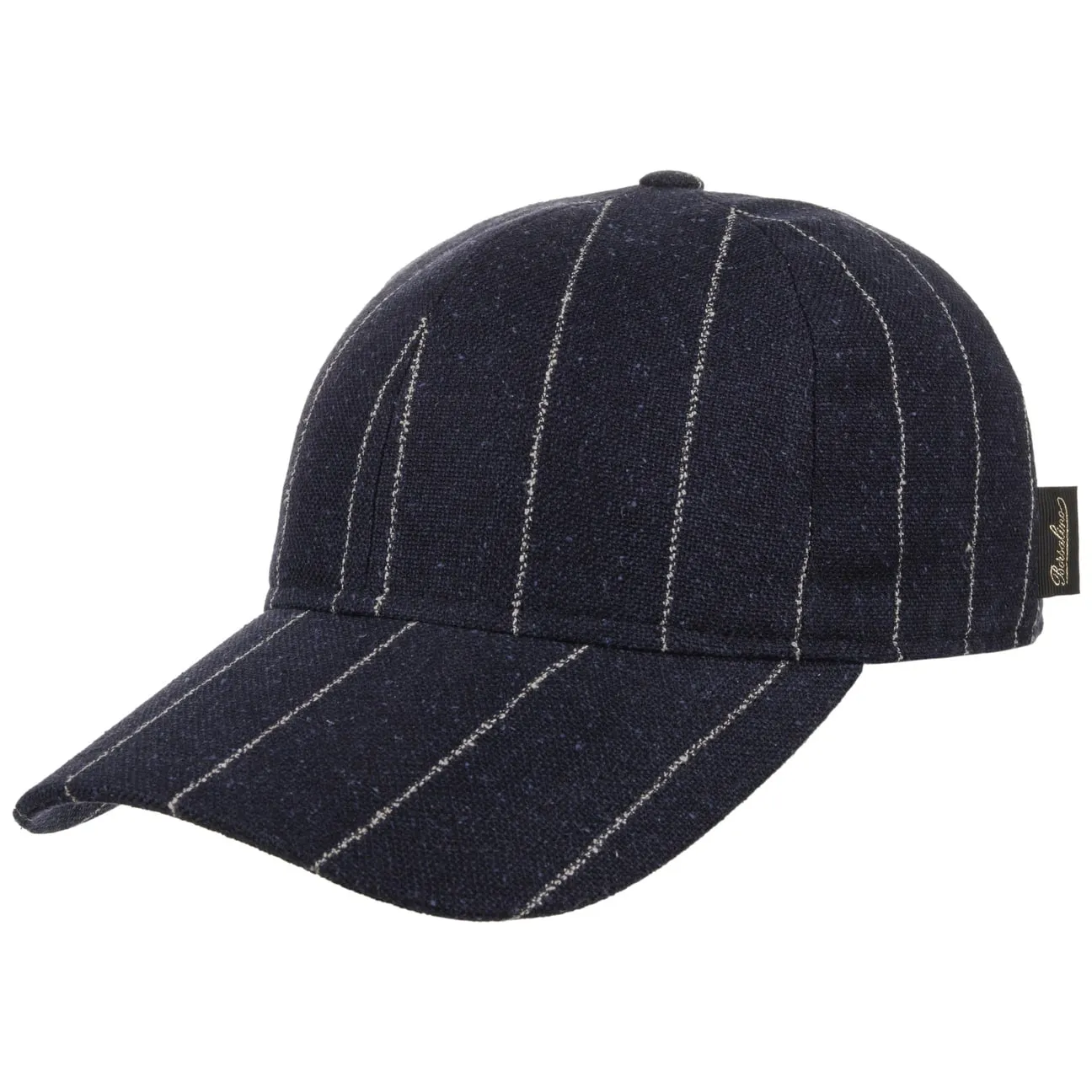 Borsalino Hats Hiker Twotone Stripe Cap by Borsalino