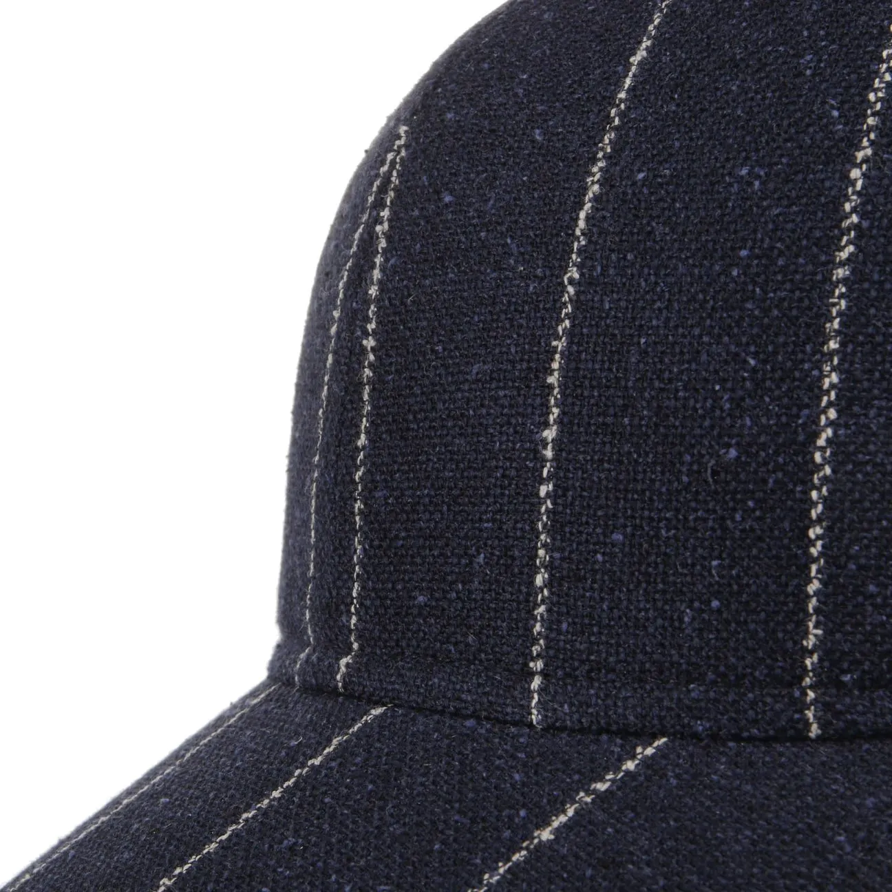 Borsalino Hats Hiker Twotone Stripe Cap by Borsalino