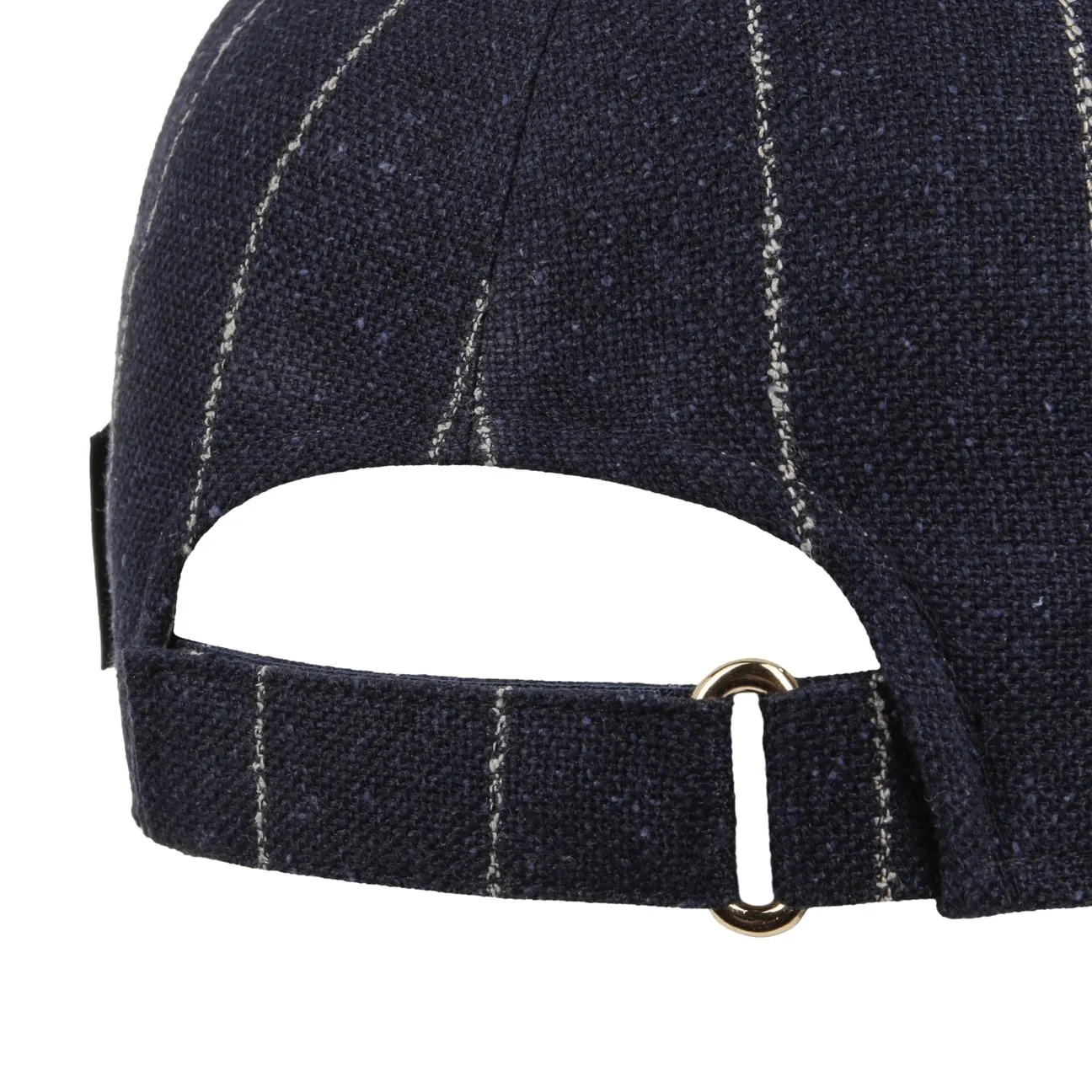 Borsalino Hats Hiker Twotone Stripe Cap by Borsalino