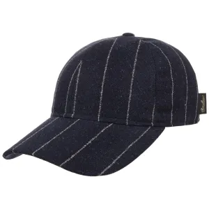 Borsalino Hats Hiker Twotone Stripe Cap by Borsalino