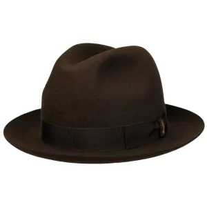 Borsalino Hats Marengo Fedora Fur Felt Hat by Borsalino