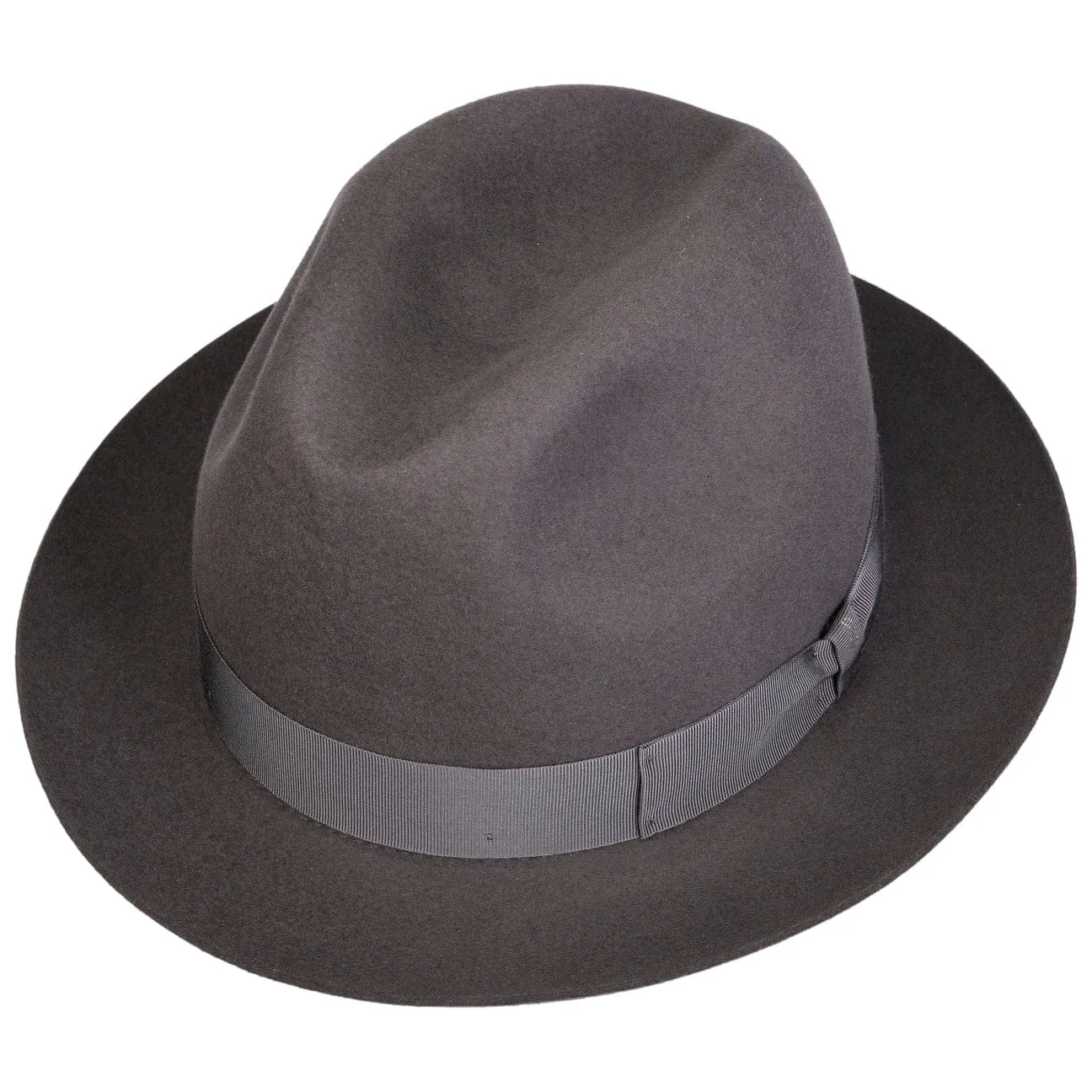 Borsalino Hats Marengo Fedora Fur Felt Hat by Borsalino