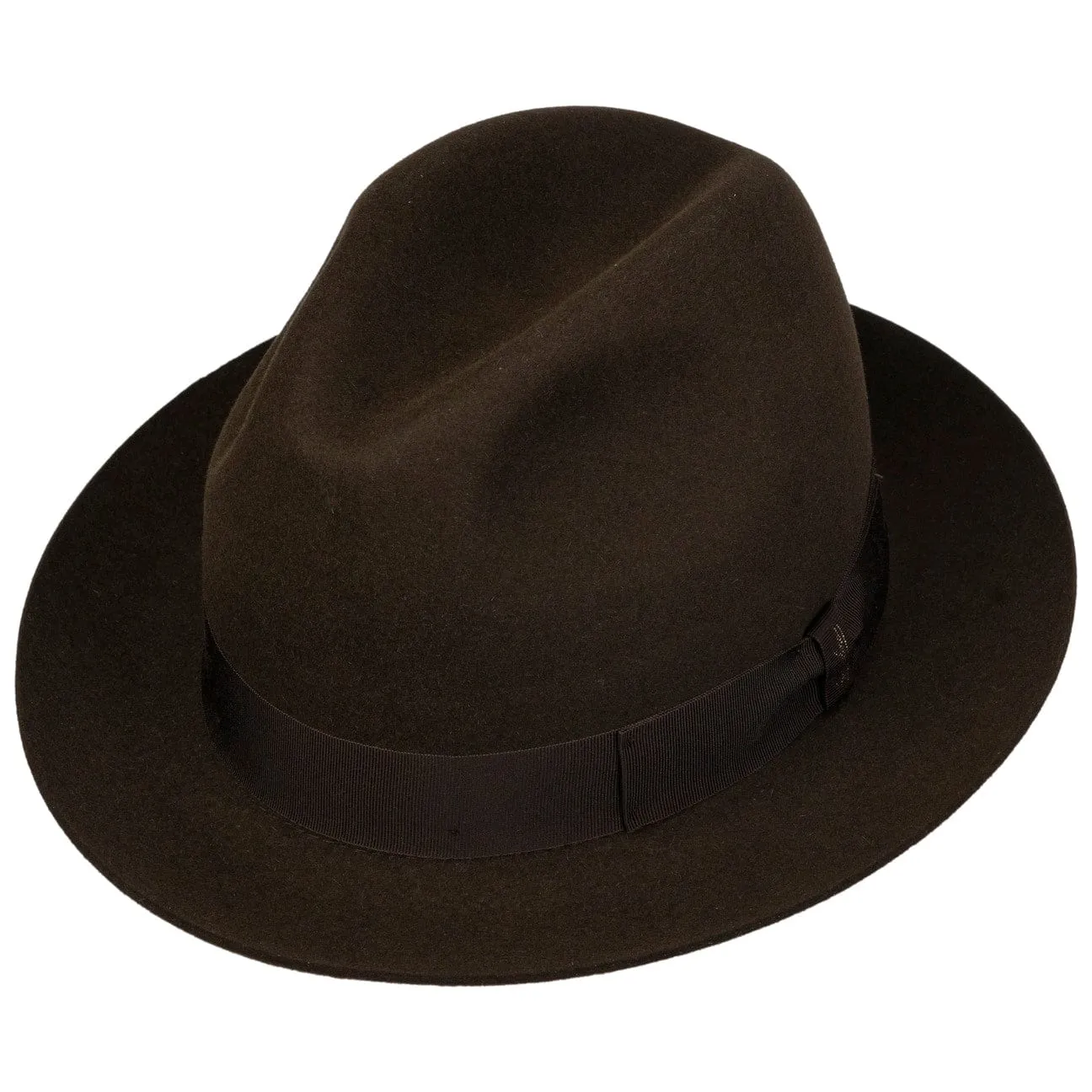 Borsalino Hats Marengo Fedora Fur Felt Hat by Borsalino