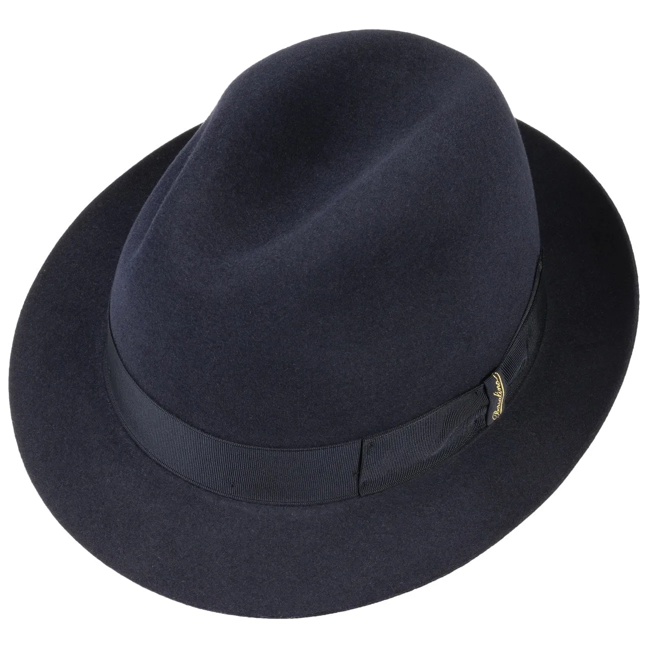 Borsalino Hats Marengo Stingy  Fur Felt Fedora Hat by Borsalino