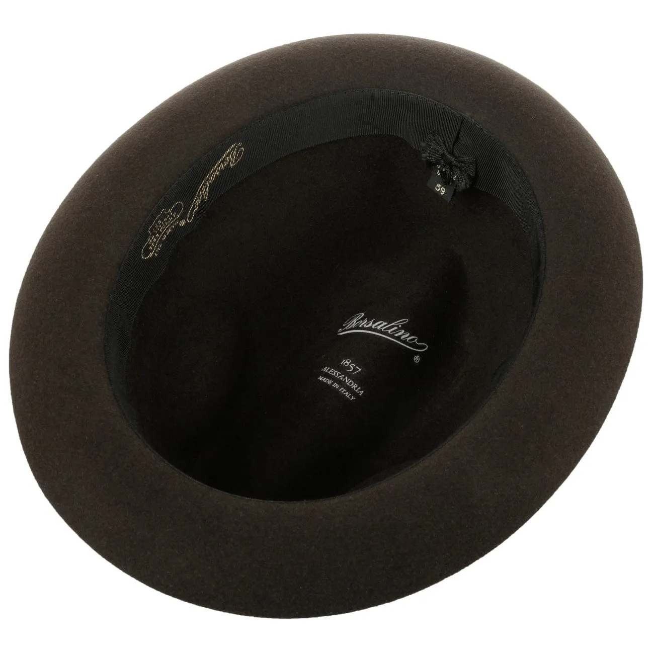 Borsalino Hats Marengo Stingy  Fur Felt Fedora Hat by Borsalino