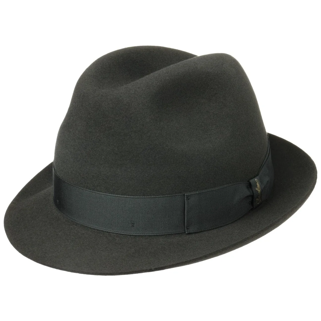 Borsalino Hats Marengo Stingy  Fur Felt Fedora Hat by Borsalino