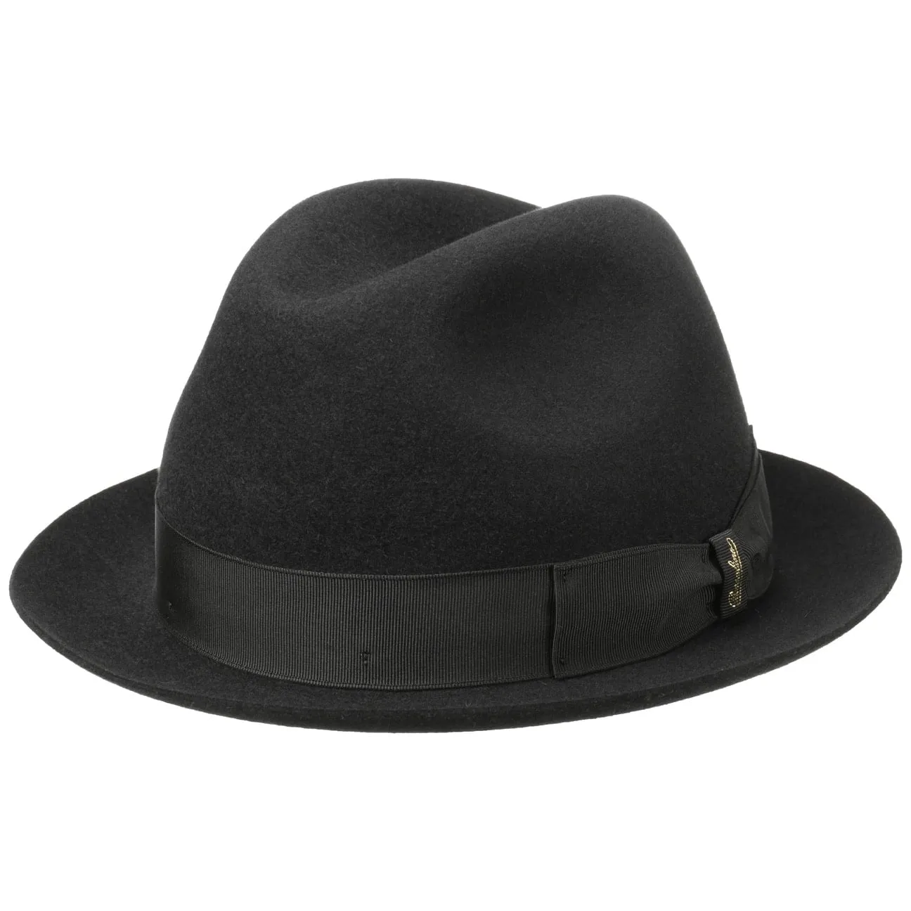 Borsalino Hats Marengo Stingy  Fur Felt Fedora Hat by Borsalino