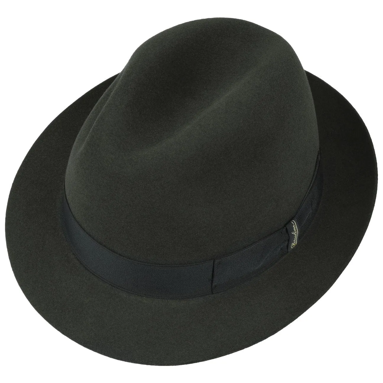 Borsalino Hats Marengo Stingy  Fur Felt Fedora Hat by Borsalino