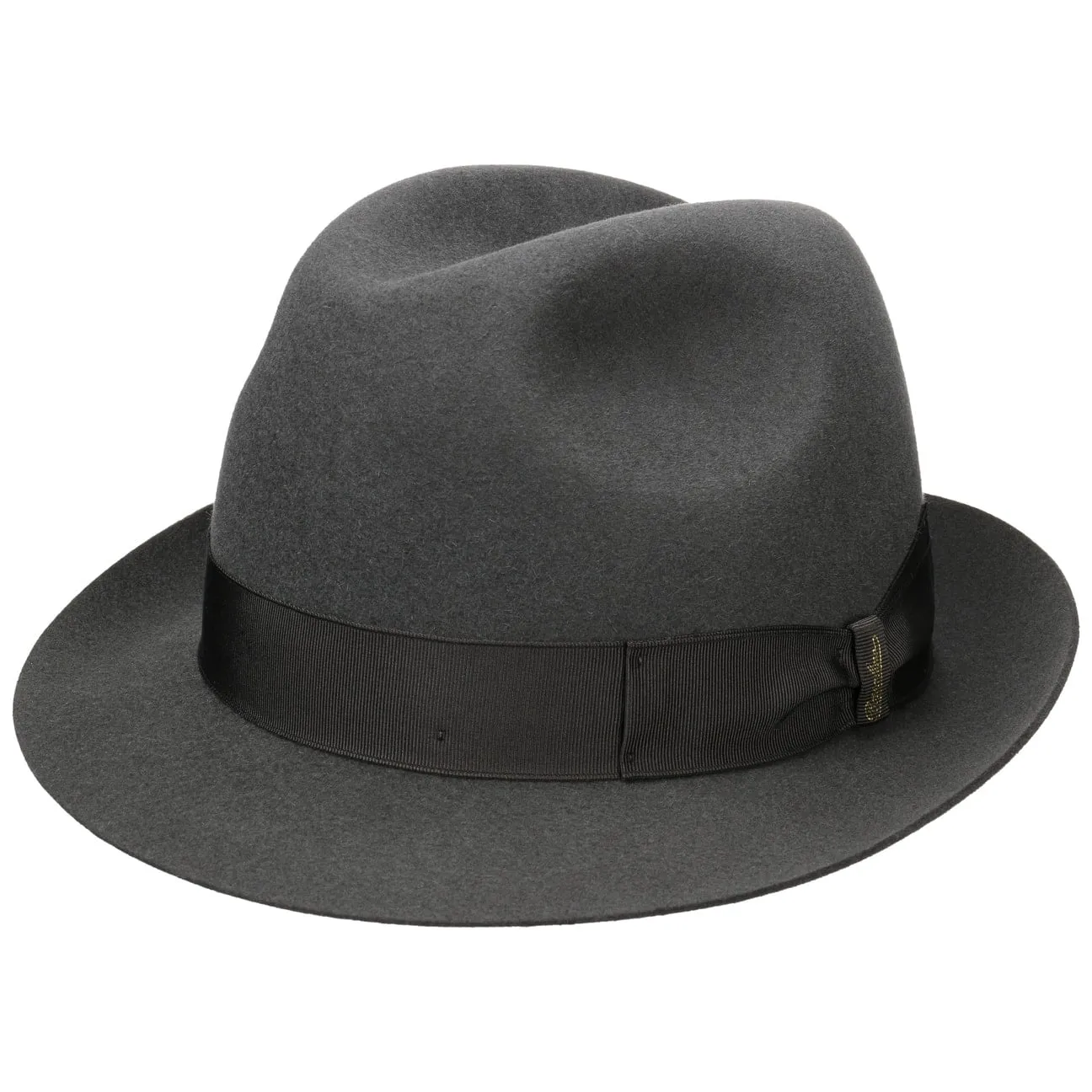 Borsalino Hats Marengo Stingy  Fur Felt Fedora Hat by Borsalino
