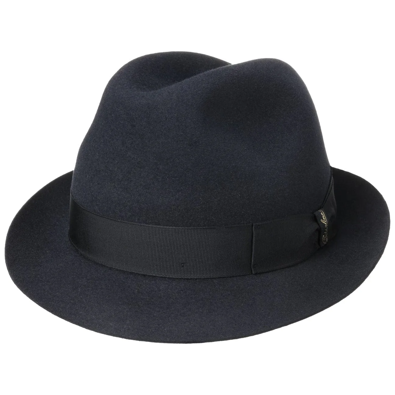 Borsalino Hats Marengo Stingy  Fur Felt Fedora Hat by Borsalino