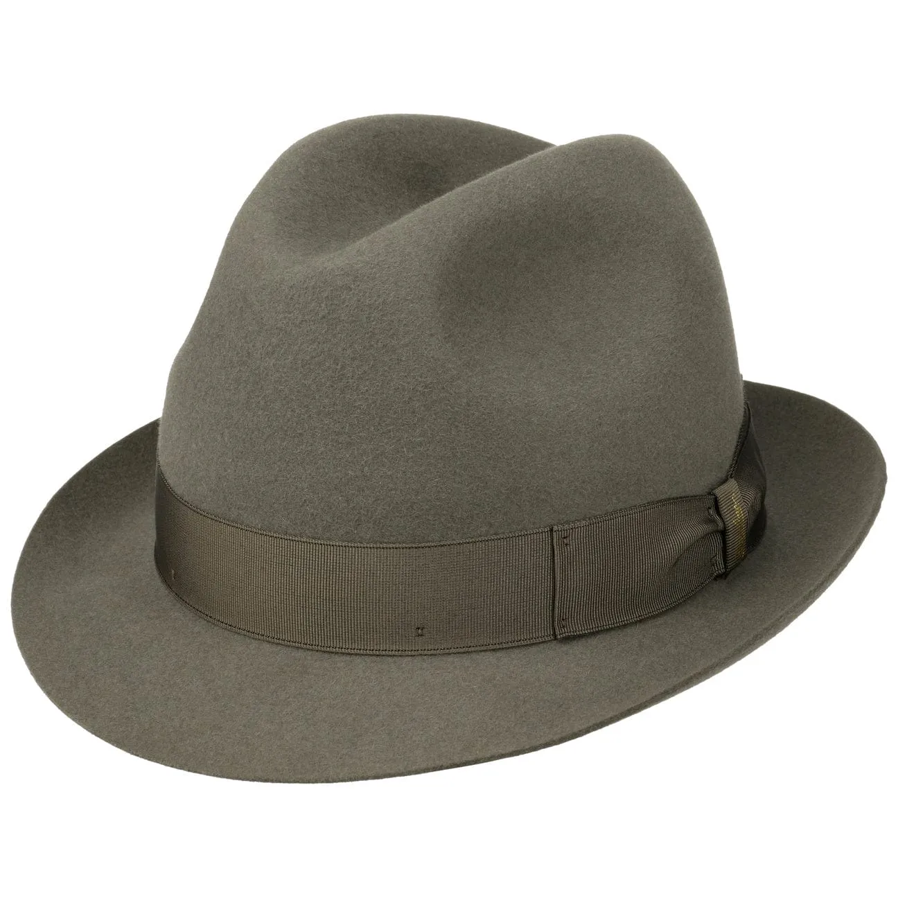 Borsalino Hats Marengo Stingy  Fur Felt Fedora Hat by Borsalino
