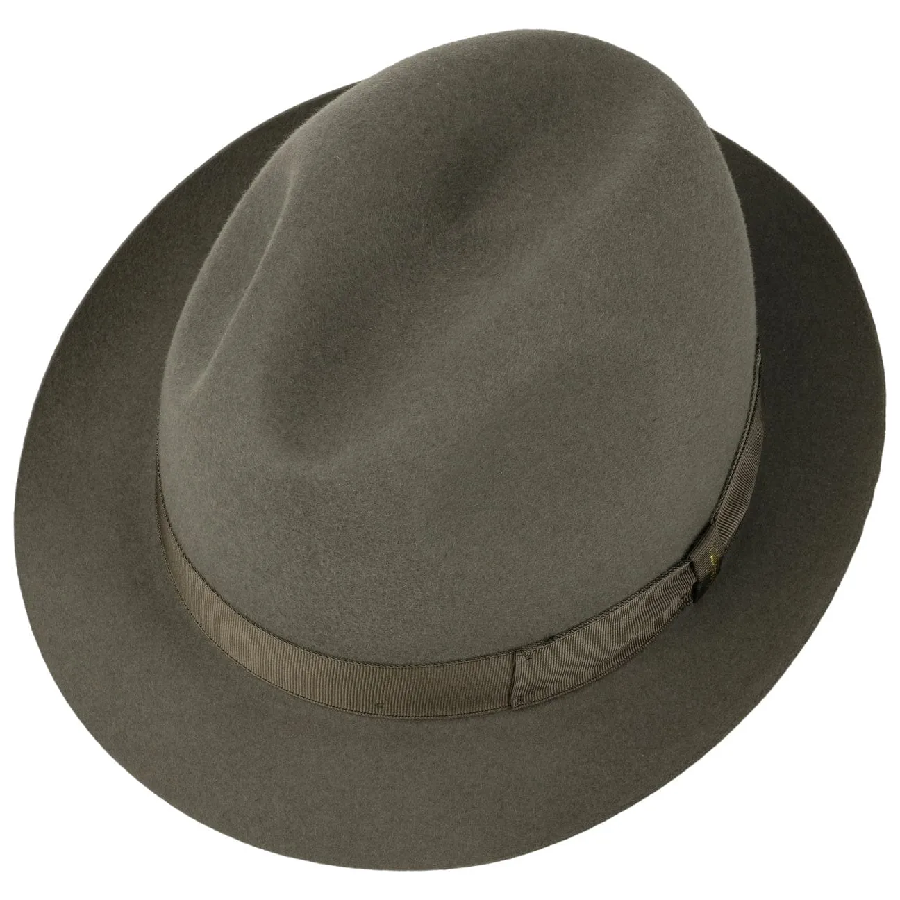 Borsalino Hats Marengo Stingy  Fur Felt Fedora Hat by Borsalino