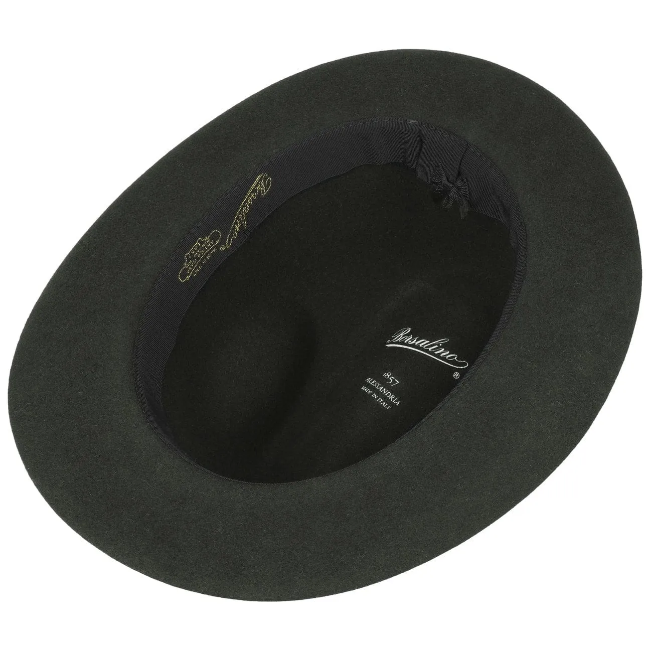 Borsalino Hats Marengo Stingy  Fur Felt Fedora Hat by Borsalino