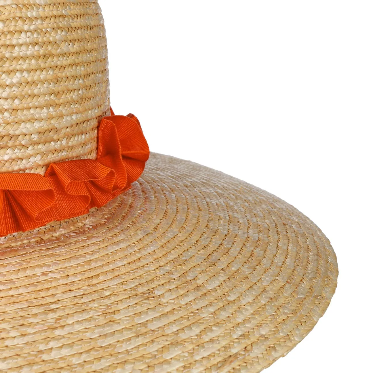 Borsalino Hats Origami Band Straw Hat by Borsalino
