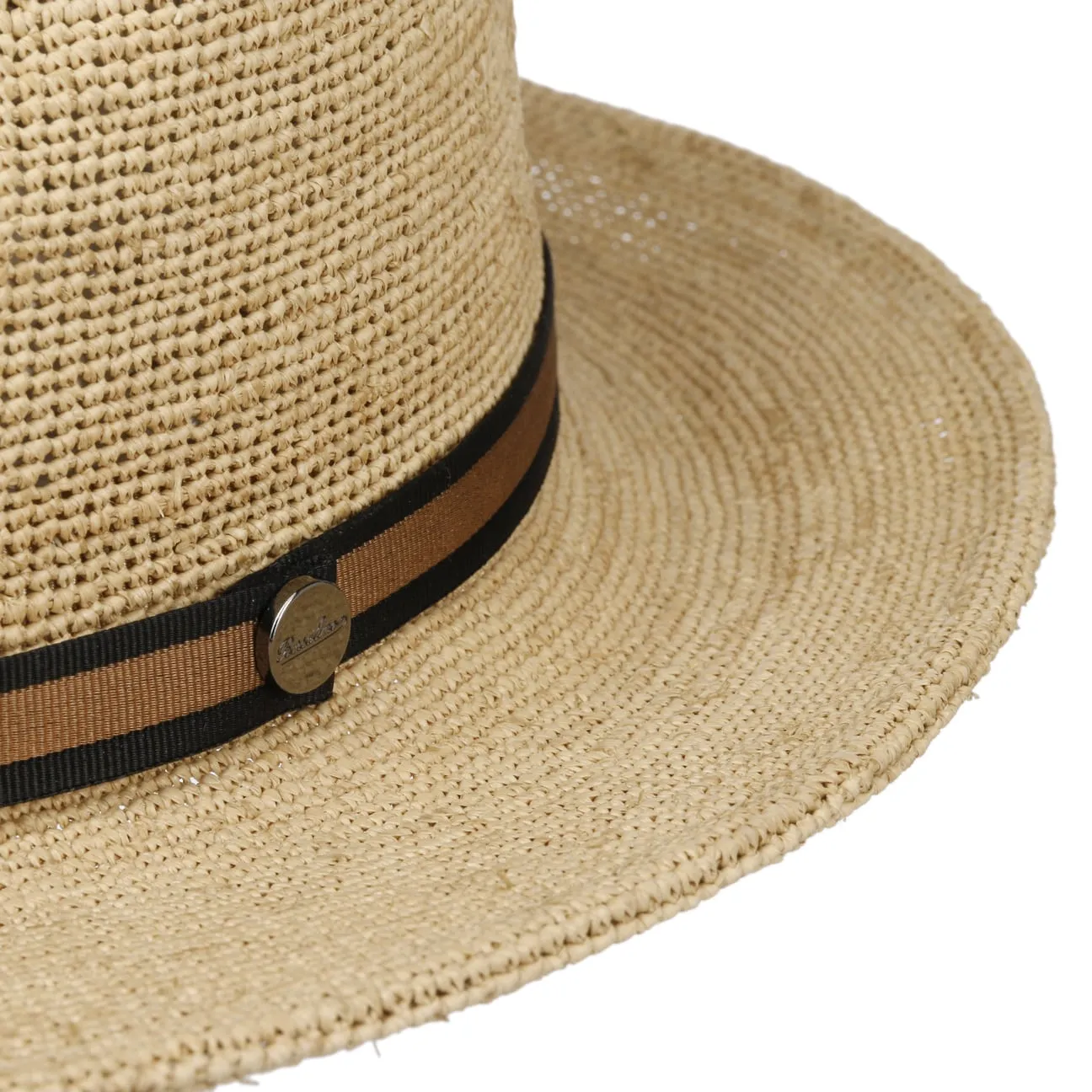 Borsalino Hats Packable Crochet Straw Hat by Borsalino