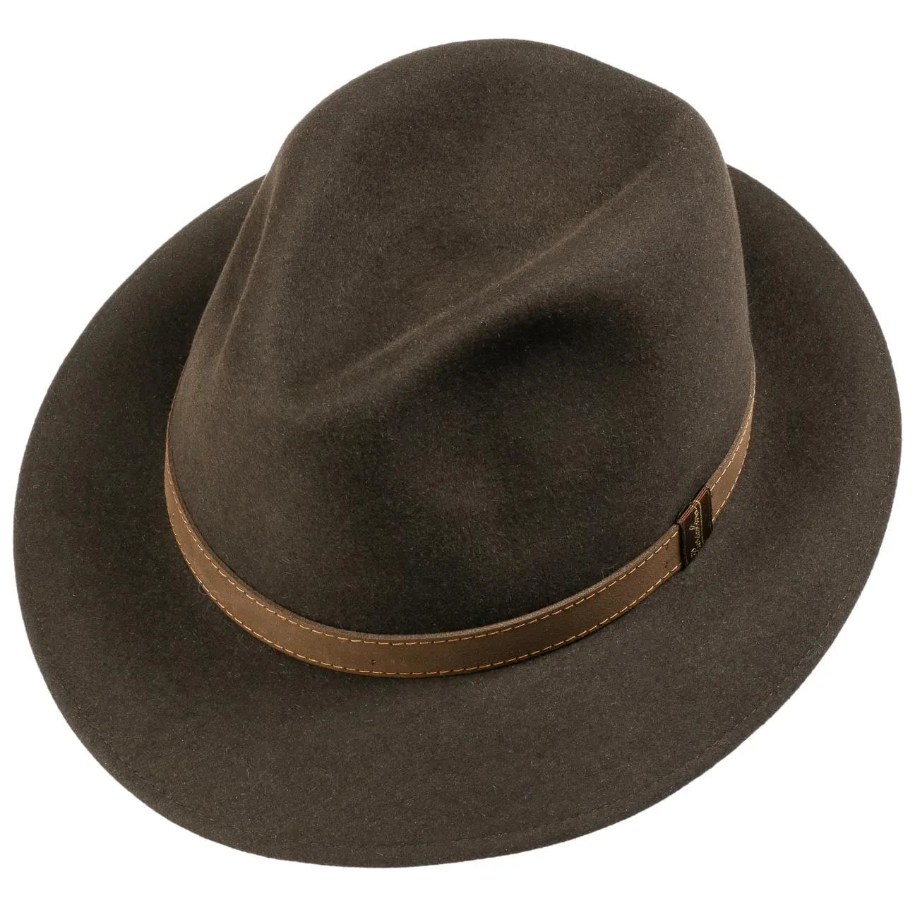 Borsalino Hats Traveler Marrone Hat by Borsalino