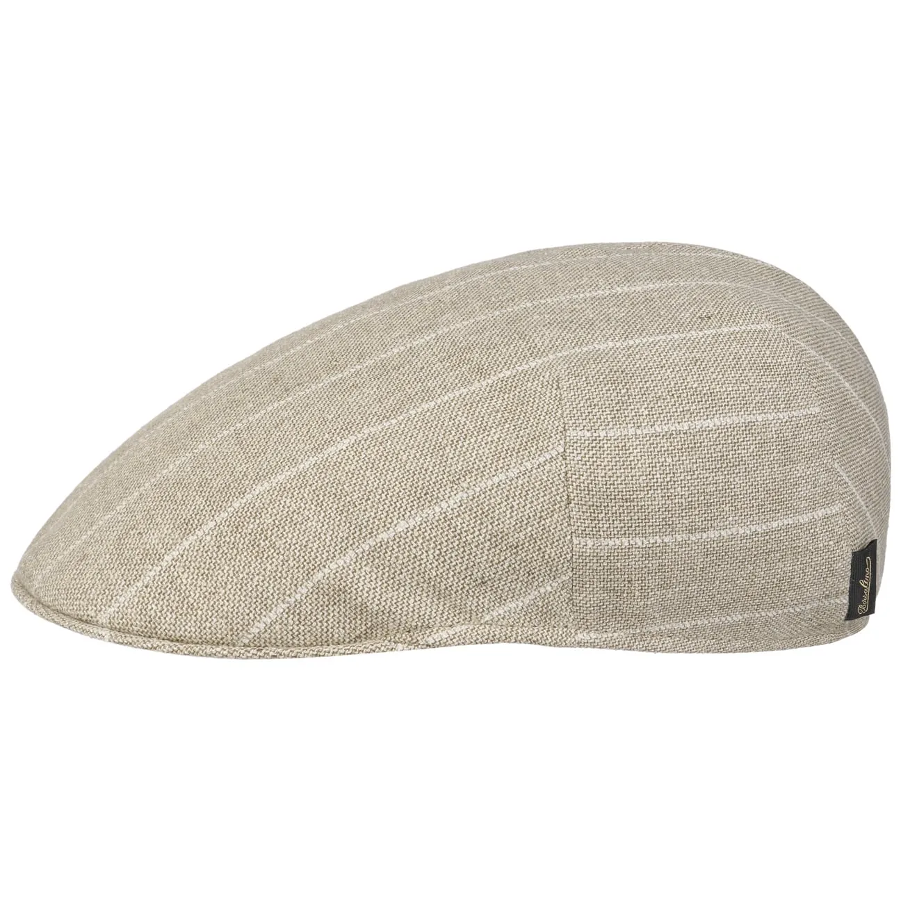 Borsalino Hats Twotone Pinstripe Flat Cap by Borsalino