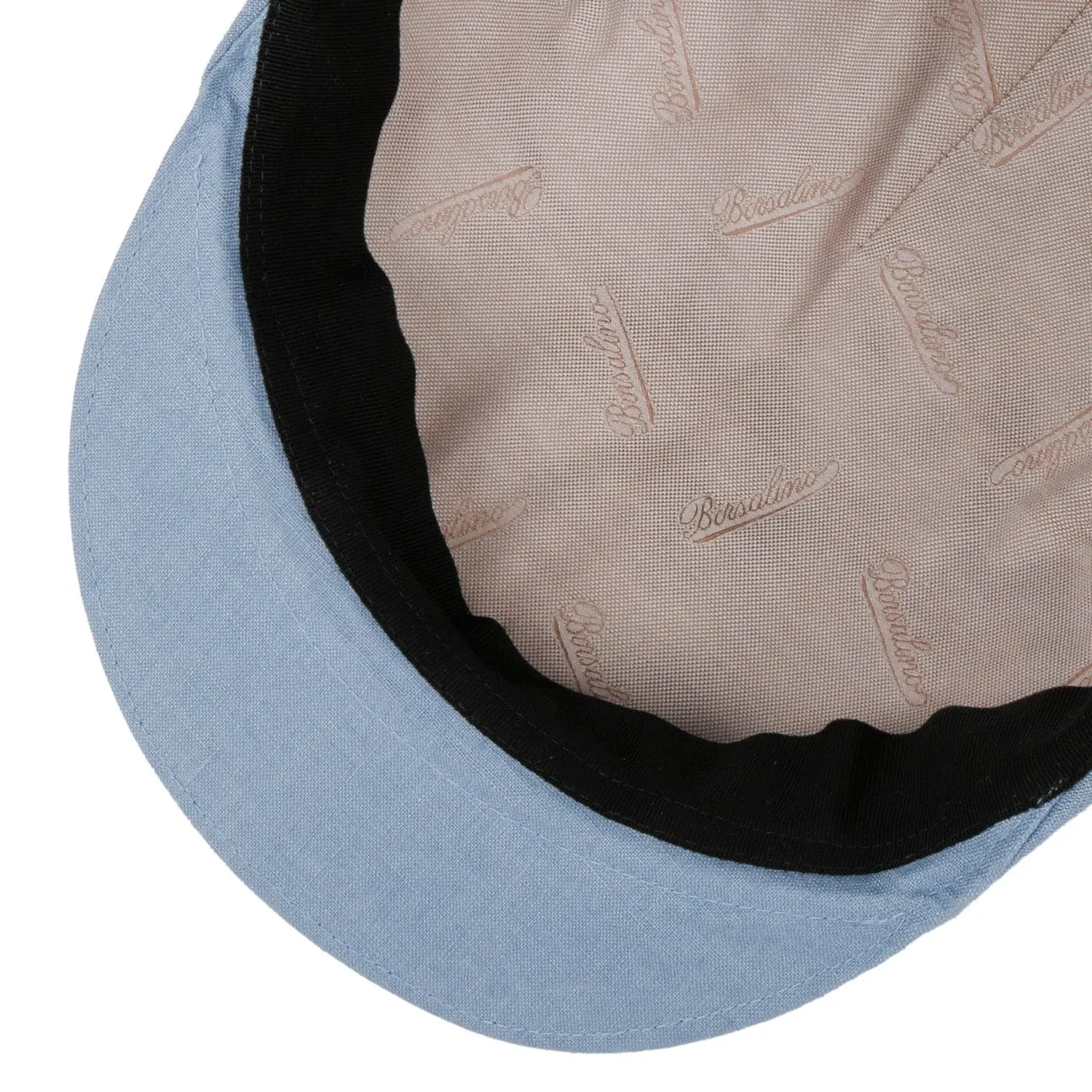 Borsalino Hats Uni Light Linen Flat Cap by Borsalino