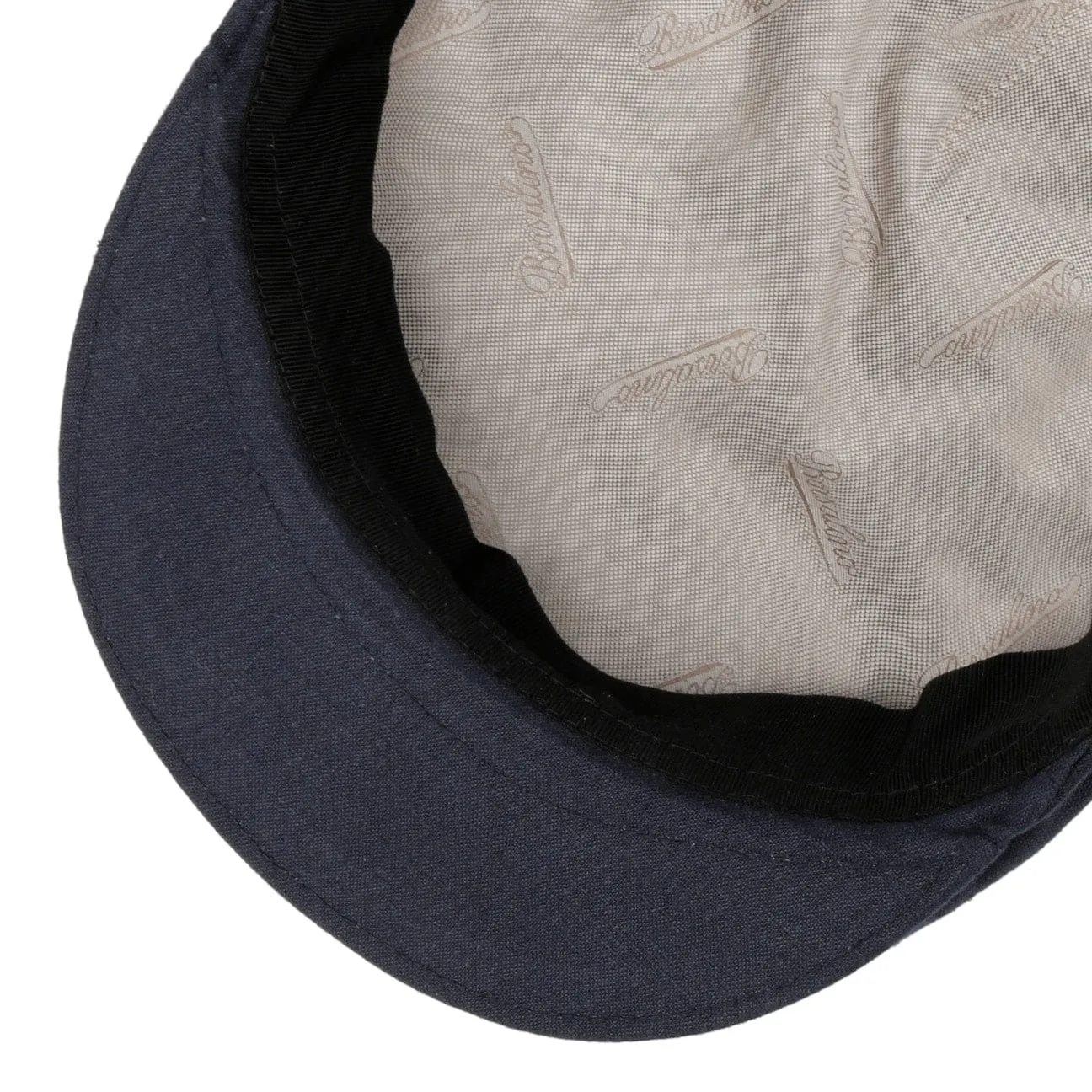 Borsalino Hats Uni Linen Flat Cap by Borsalino