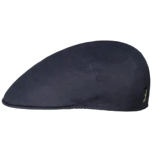 Borsalino Hats Uni Linen Flat Cap by Borsalino