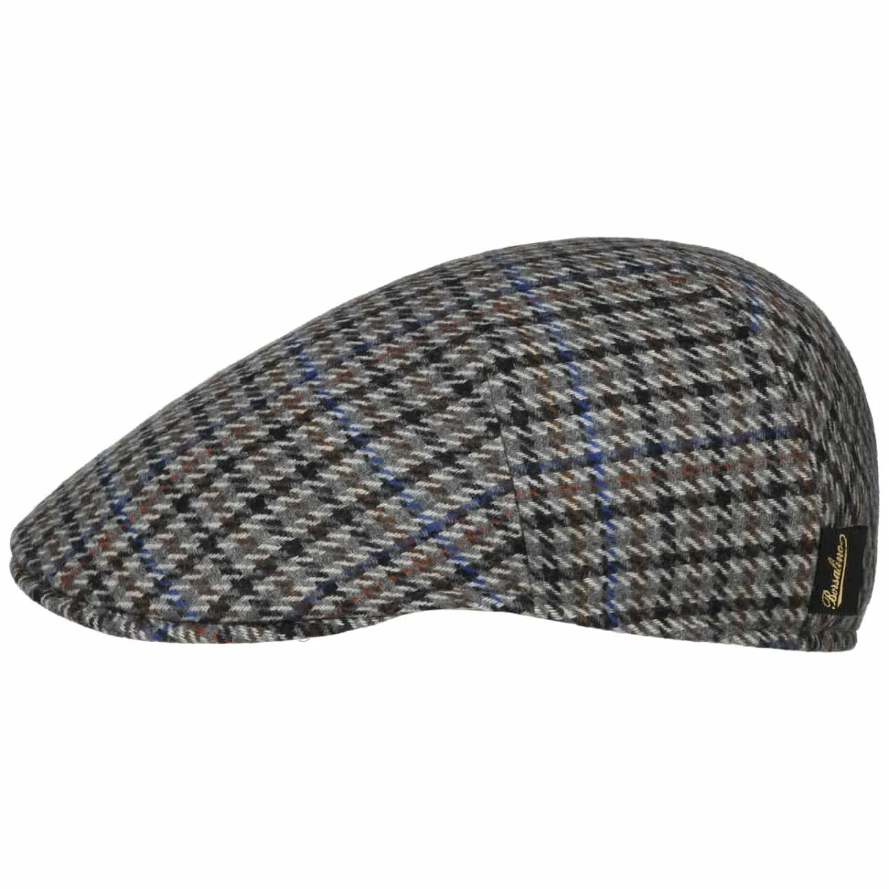 Borsalino Hats Ventova Check Flat Cap by Borsalino