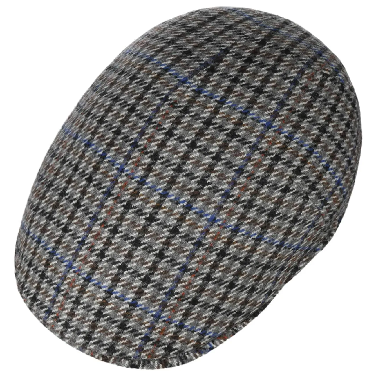 Borsalino Hats Ventova Check Flat Cap by Borsalino