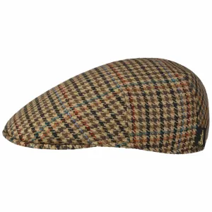 Borsalino Hats Ventova Check Flat Cap by Borsalino