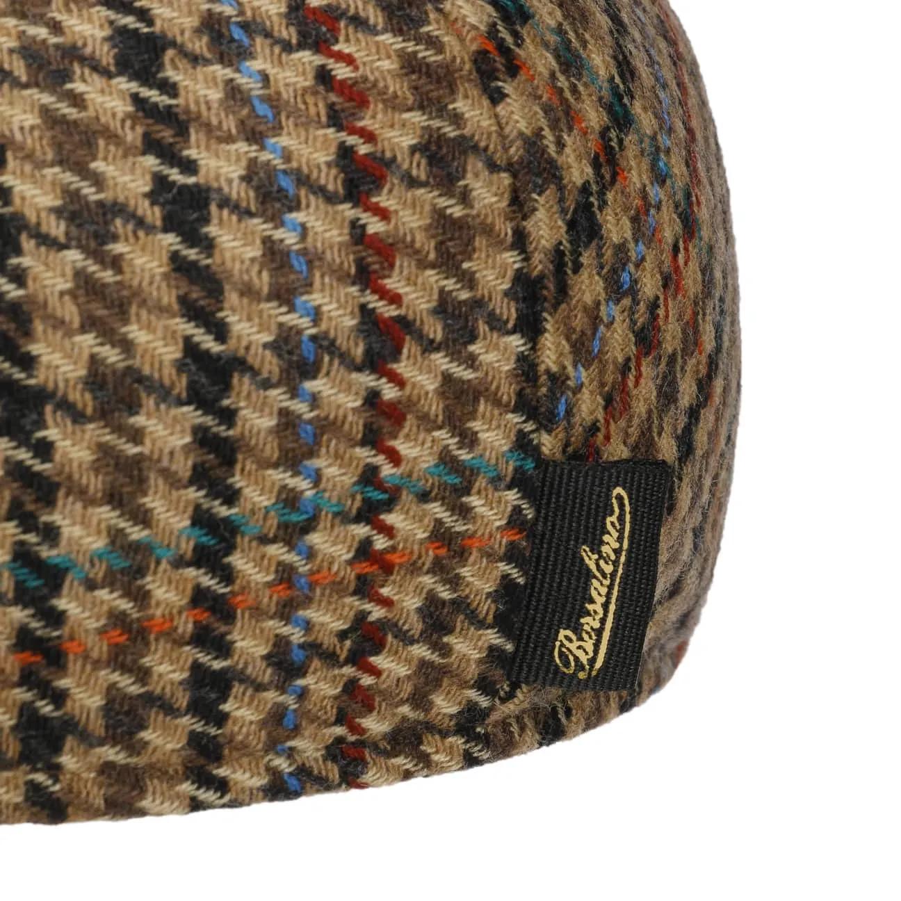 Borsalino Hats Ventova Check Flat Cap by Borsalino