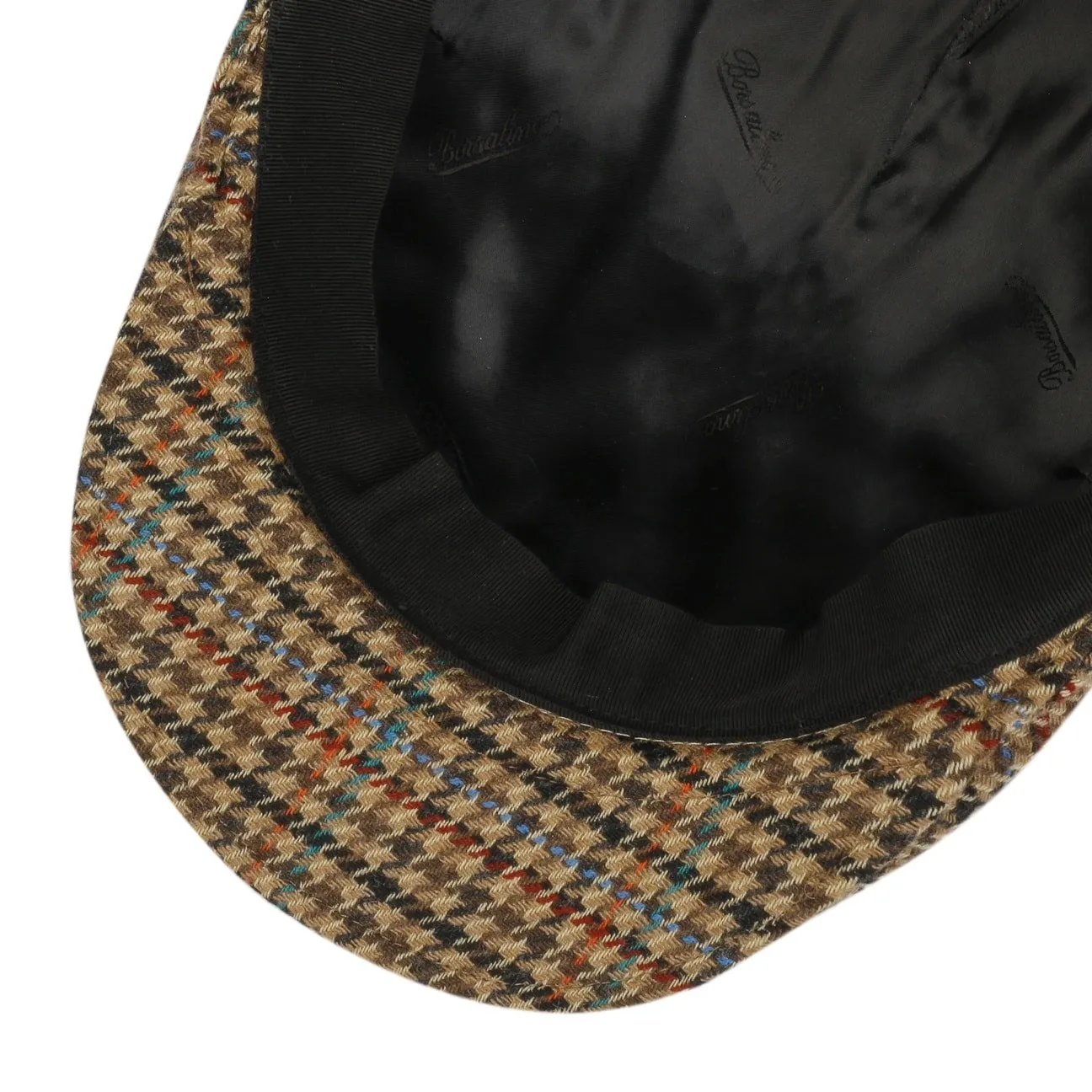 Borsalino Hats Ventova Check Flat Cap by Borsalino