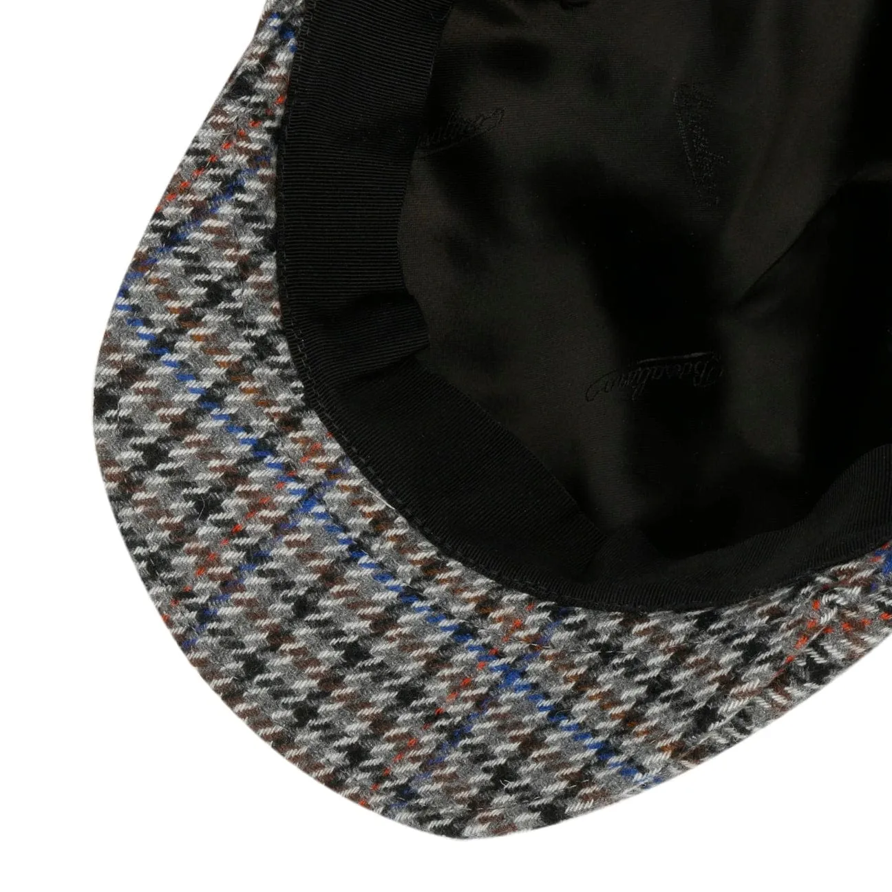 Borsalino Hats Ventova Check Flat Cap by Borsalino