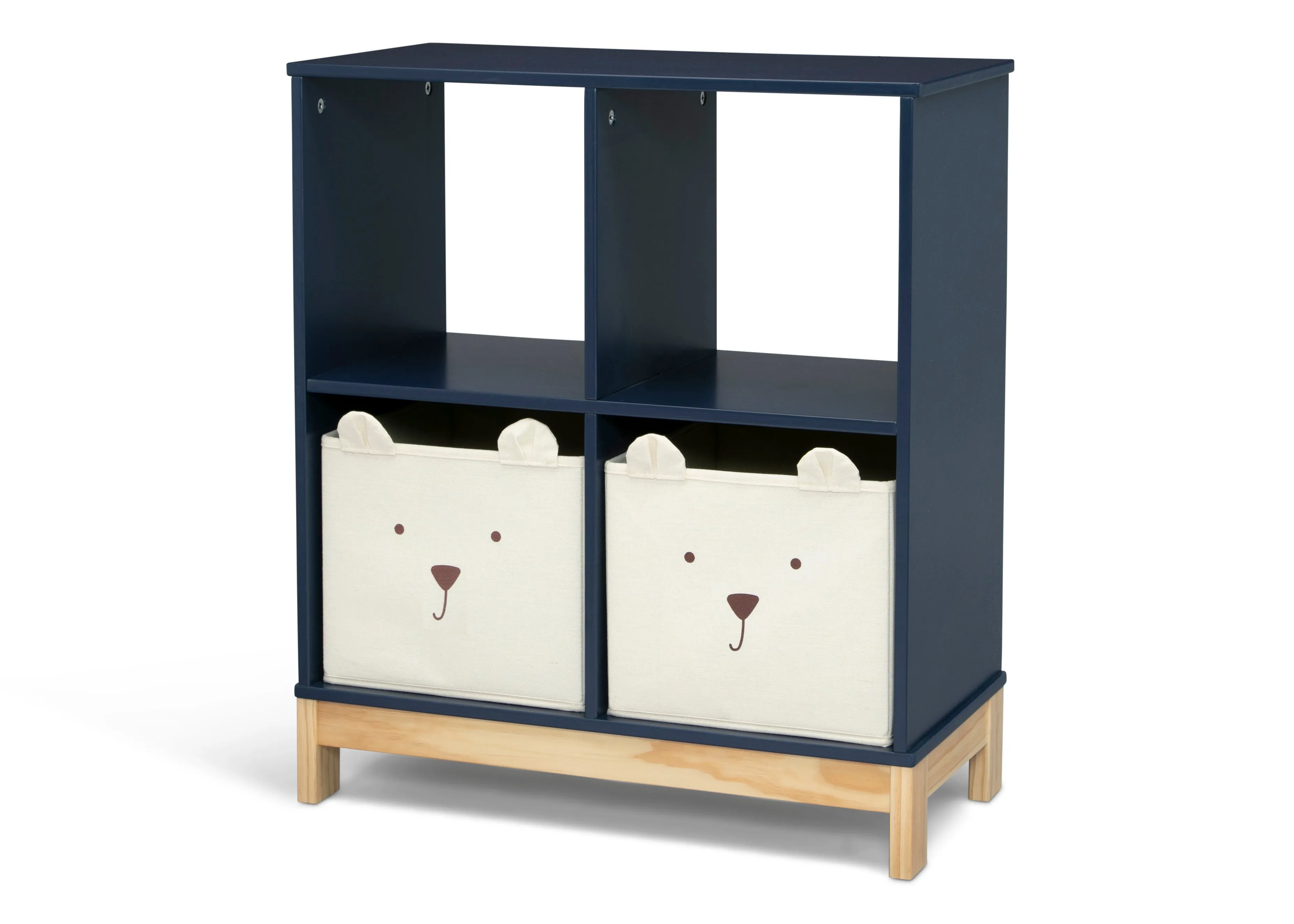 Brannan Bear Bookcase with Bins Babykids_Delta Children_Toy Storage & Bookshelves