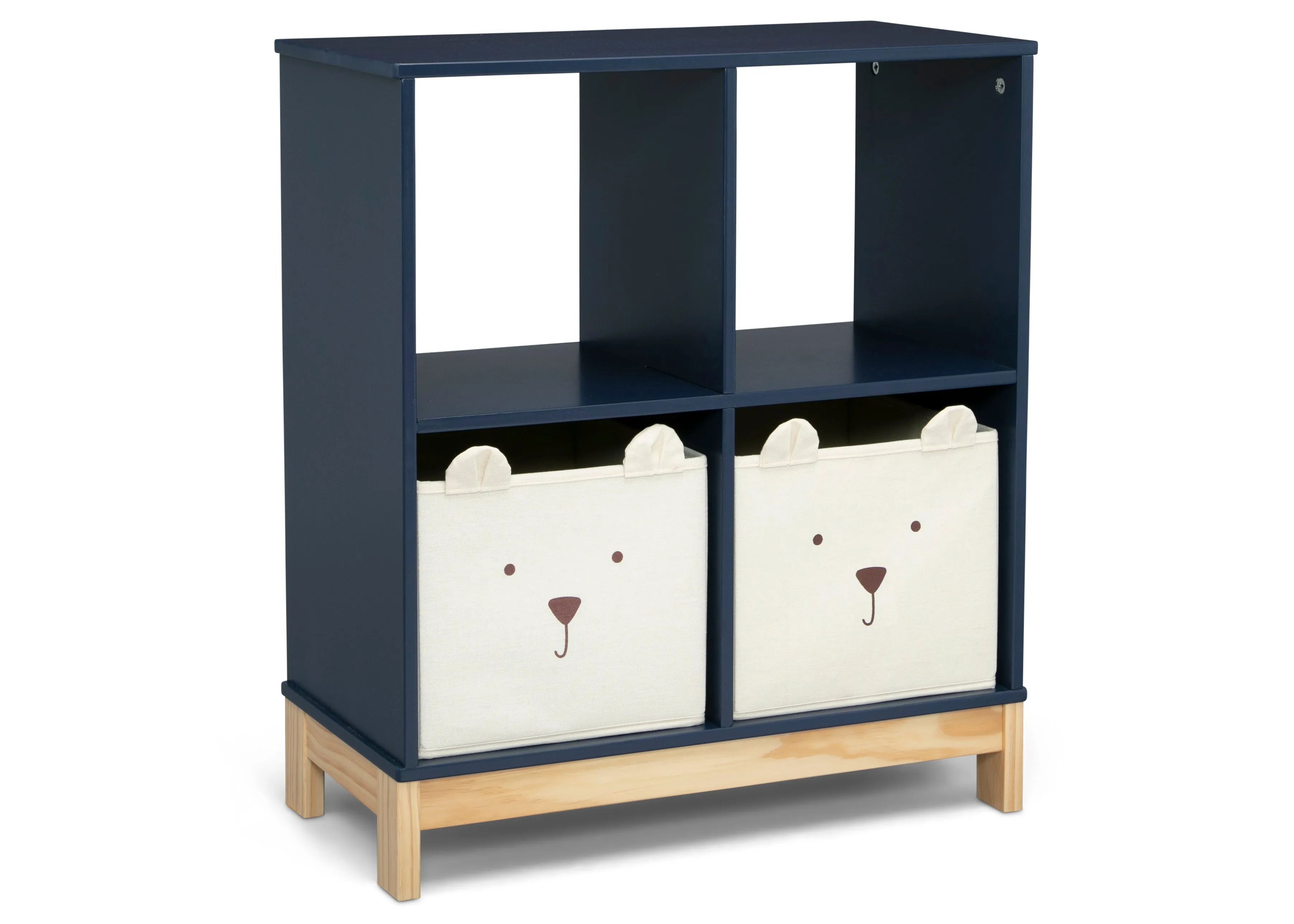 Brannan Bear Bookcase with Bins Babykids_Delta Children_Toy Storage & Bookshelves