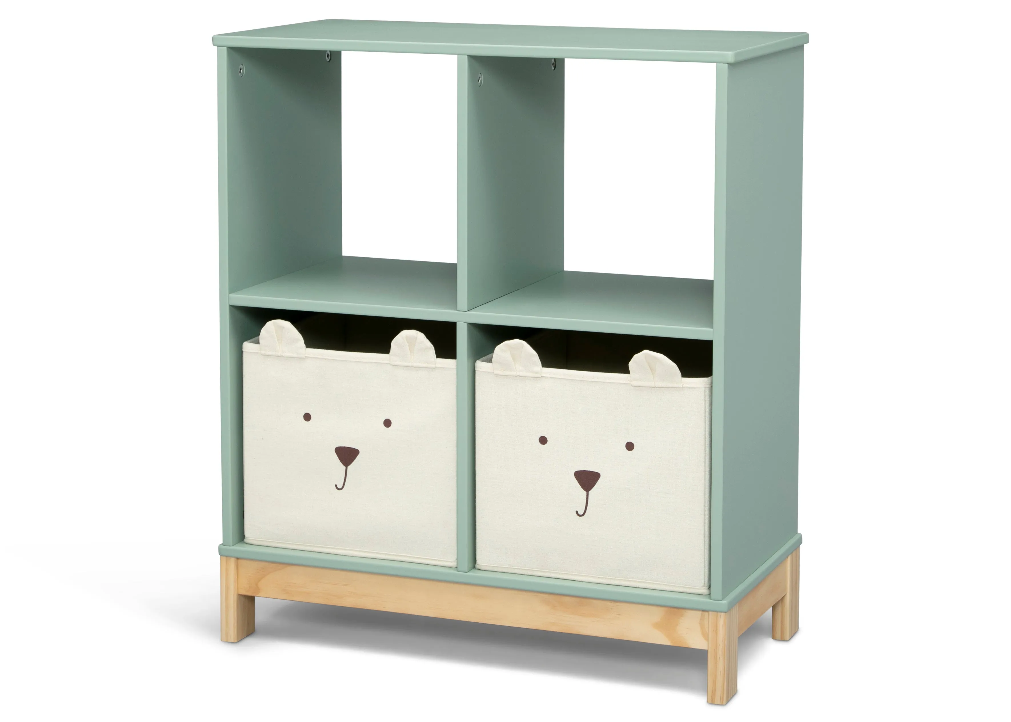 Brannan Bear Bookcase with Bins Babykids_Delta Children_Toy Storage & Bookshelves