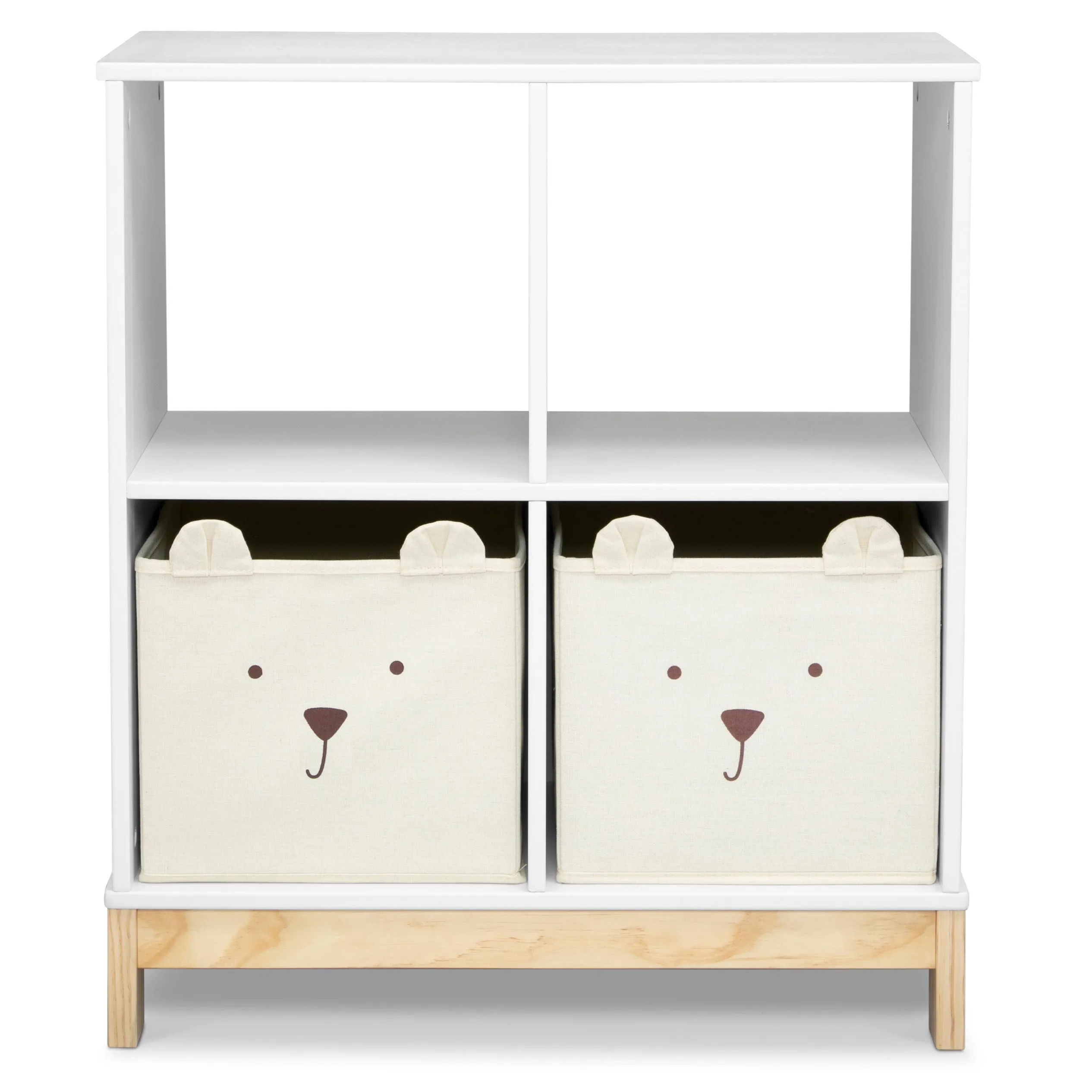 Brannan Bear Bookcase with Bins Babykids_Delta Children_Toy Storage & Bookshelves