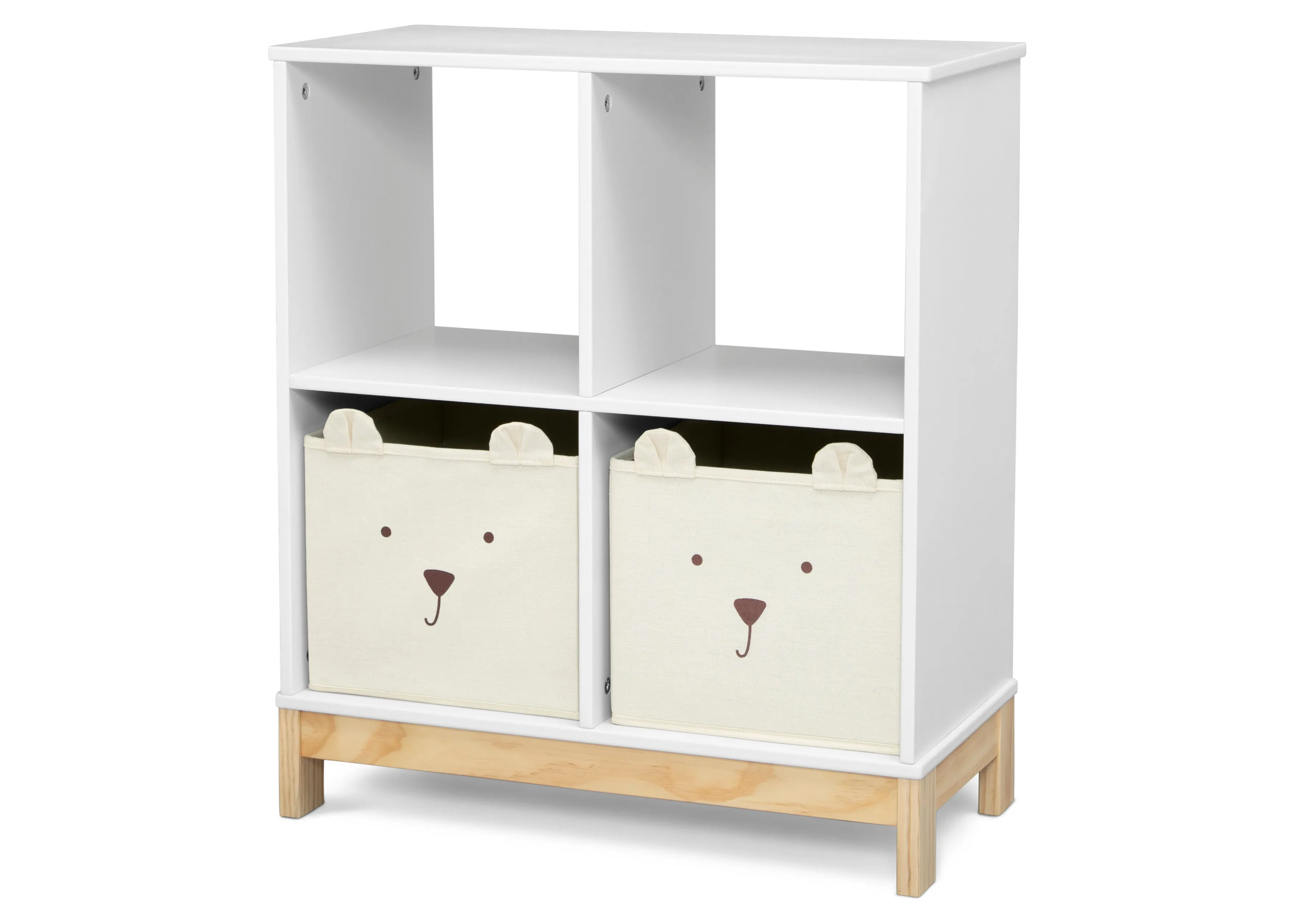 Brannan Bear Bookcase with Bins Babykids_Delta Children_Toy Storage & Bookshelves