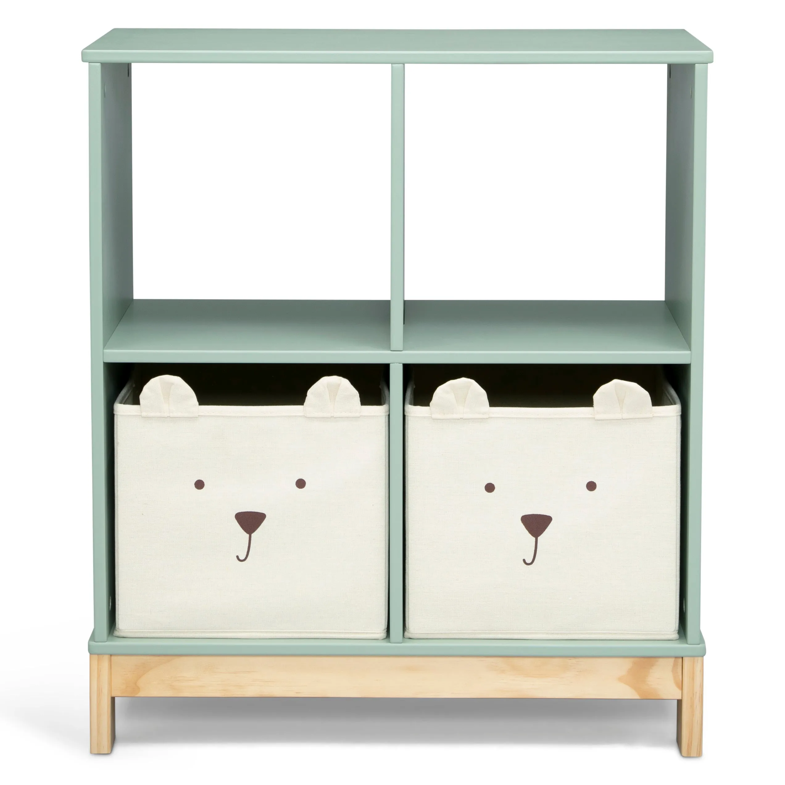 Brannan Bear Bookcase with Bins Babykids_Delta Children_Toy Storage & Bookshelves