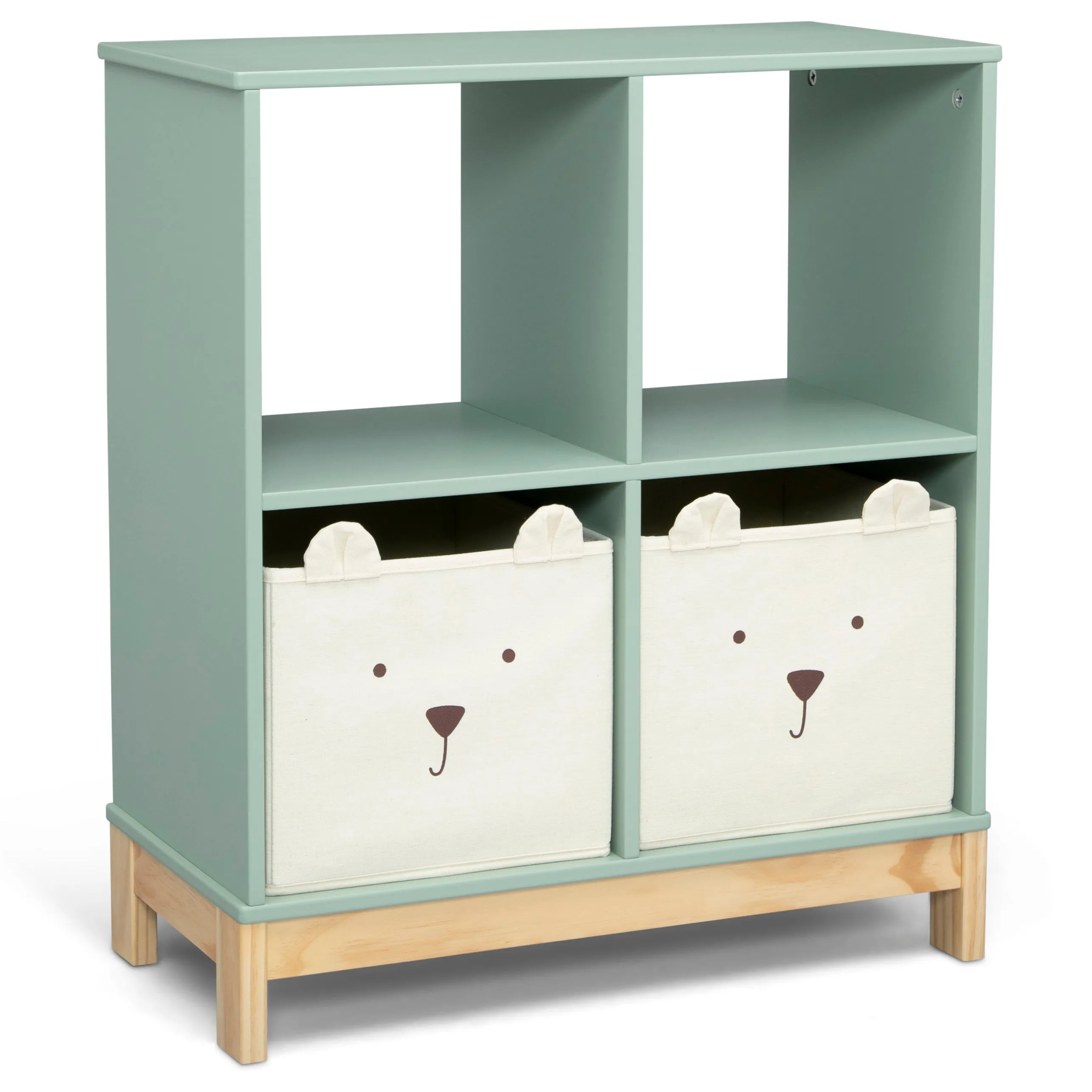 Brannan Bear Bookcase with Bins Babykids_Delta Children_Toy Storage & Bookshelves