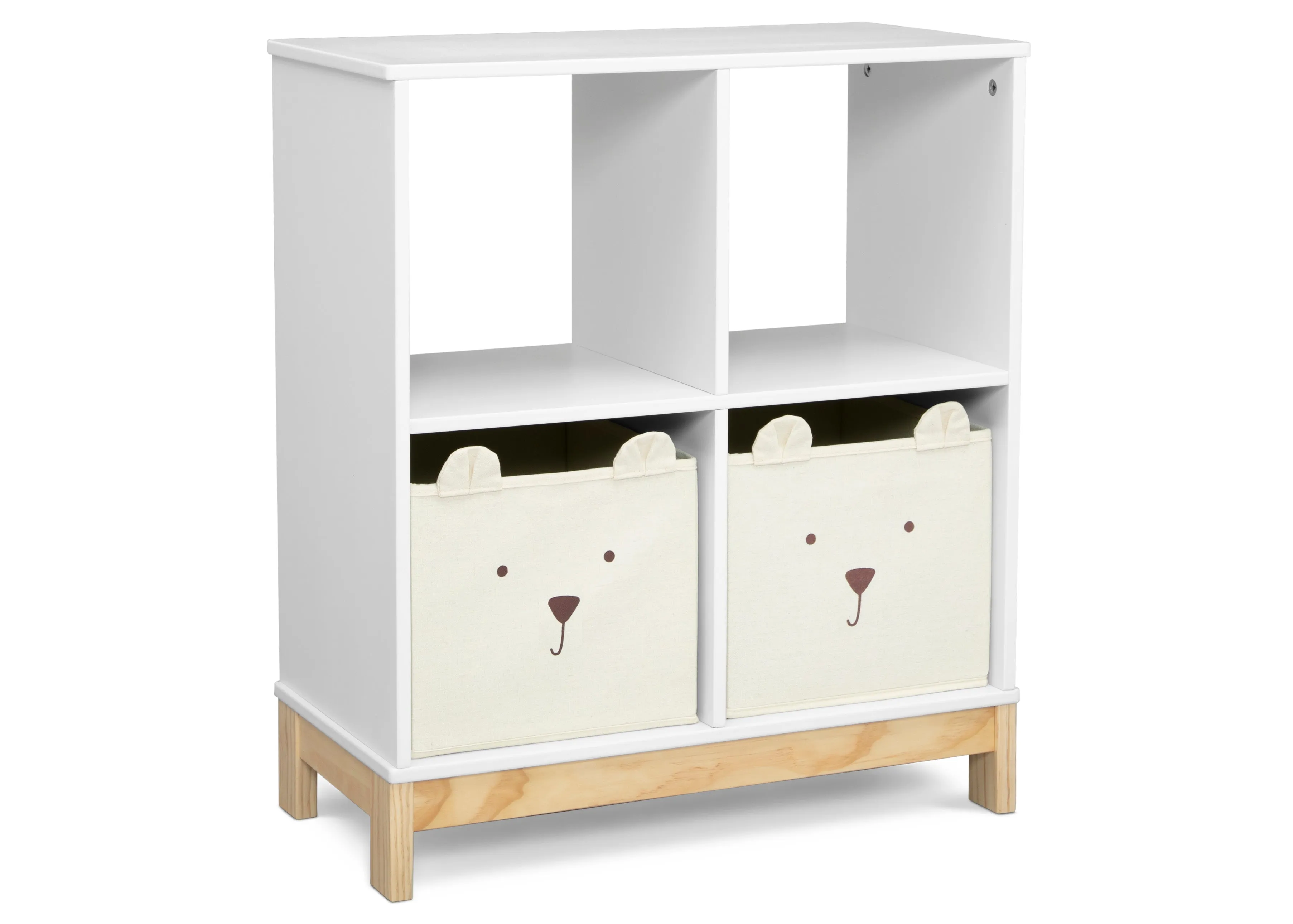 Brannan Bear Bookcase with Bins Babykids_Delta Children_Toy Storage & Bookshelves