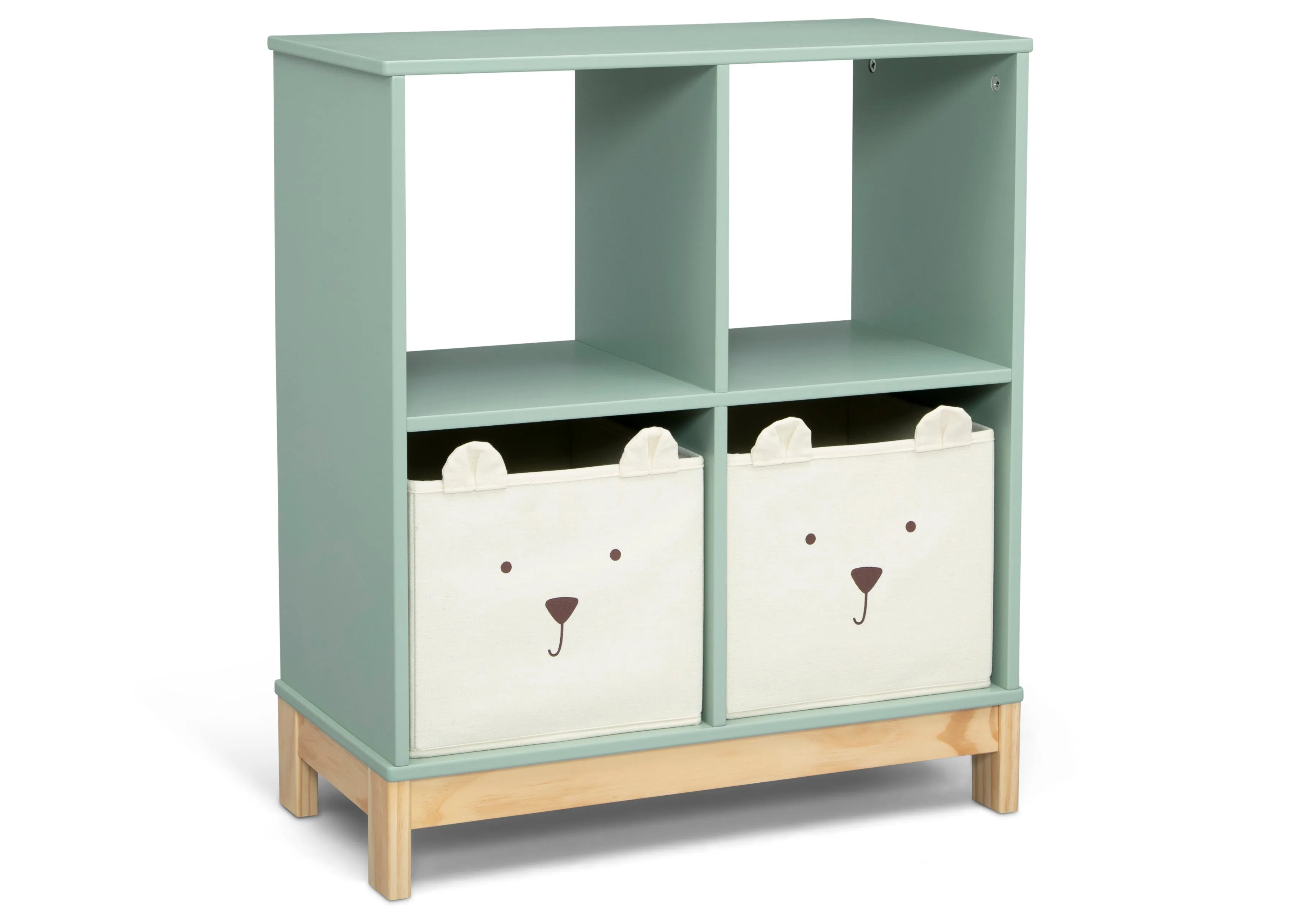 Brannan Bear Bookcase with Bins Babykids_Delta Children_Toy Storage & Bookshelves