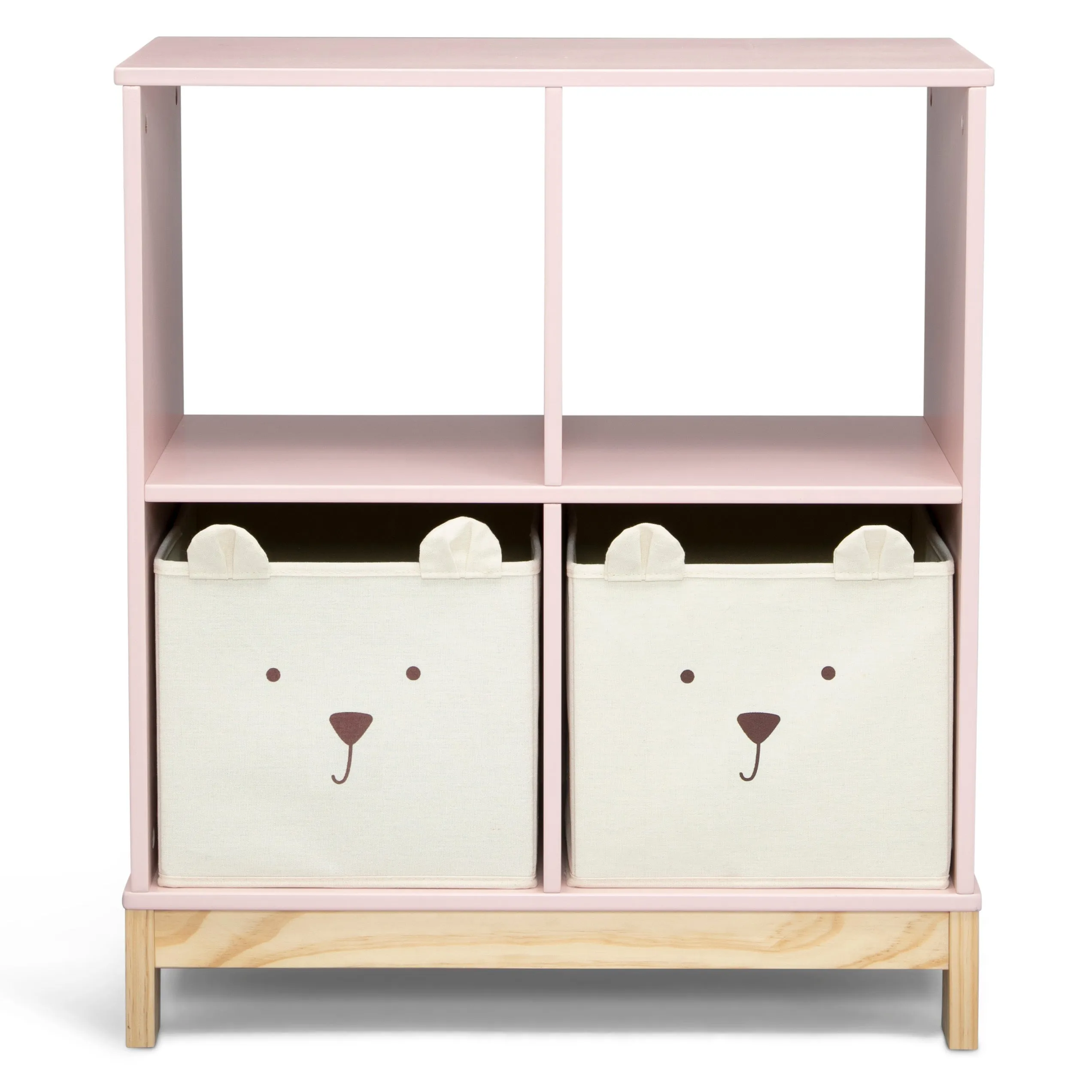 Brannan Bear Bookcase with Bins Babykids_Delta Children_Toy Storage & Bookshelves