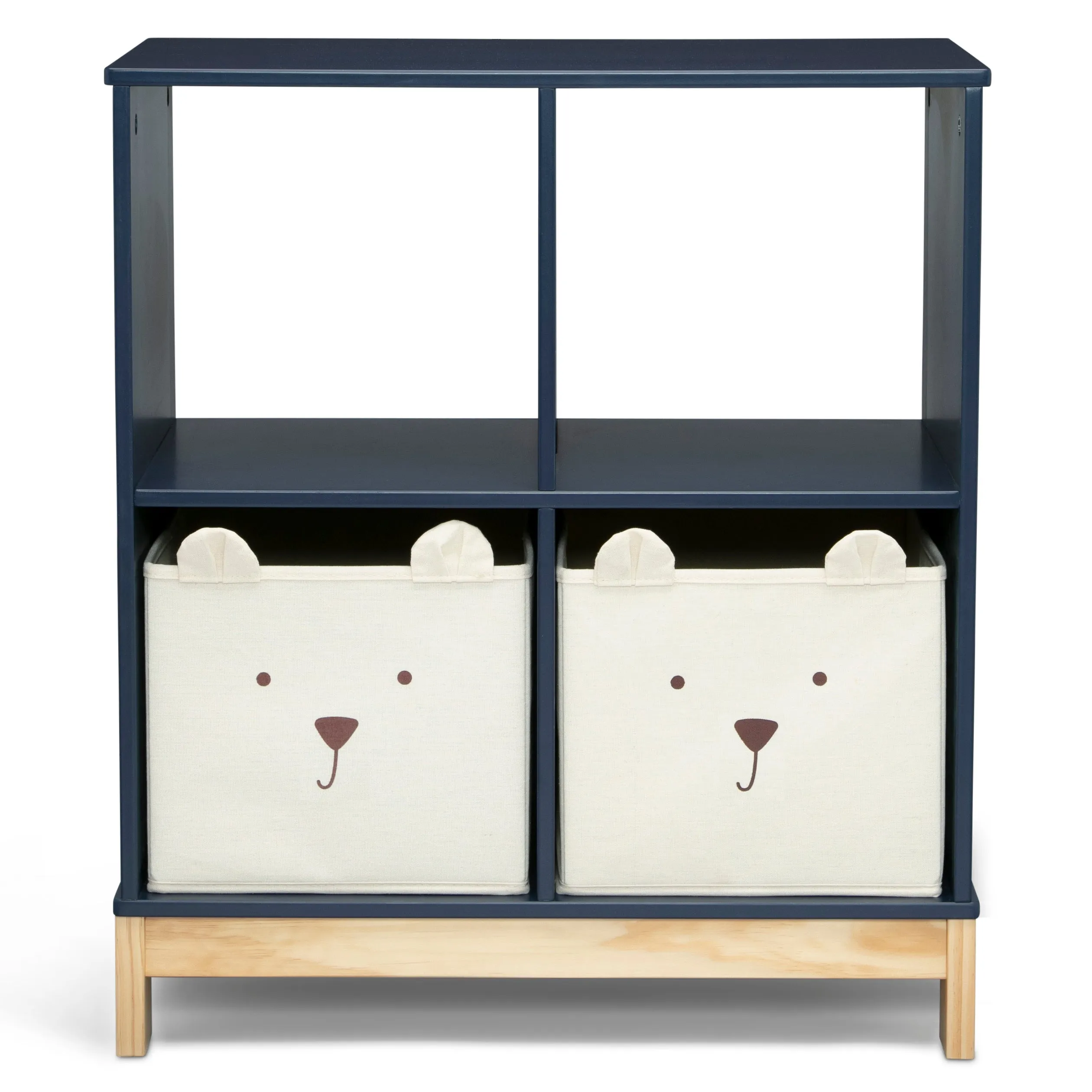 Brannan Bear Bookcase with Bins Babykids_Delta Children_Toy Storage & Bookshelves