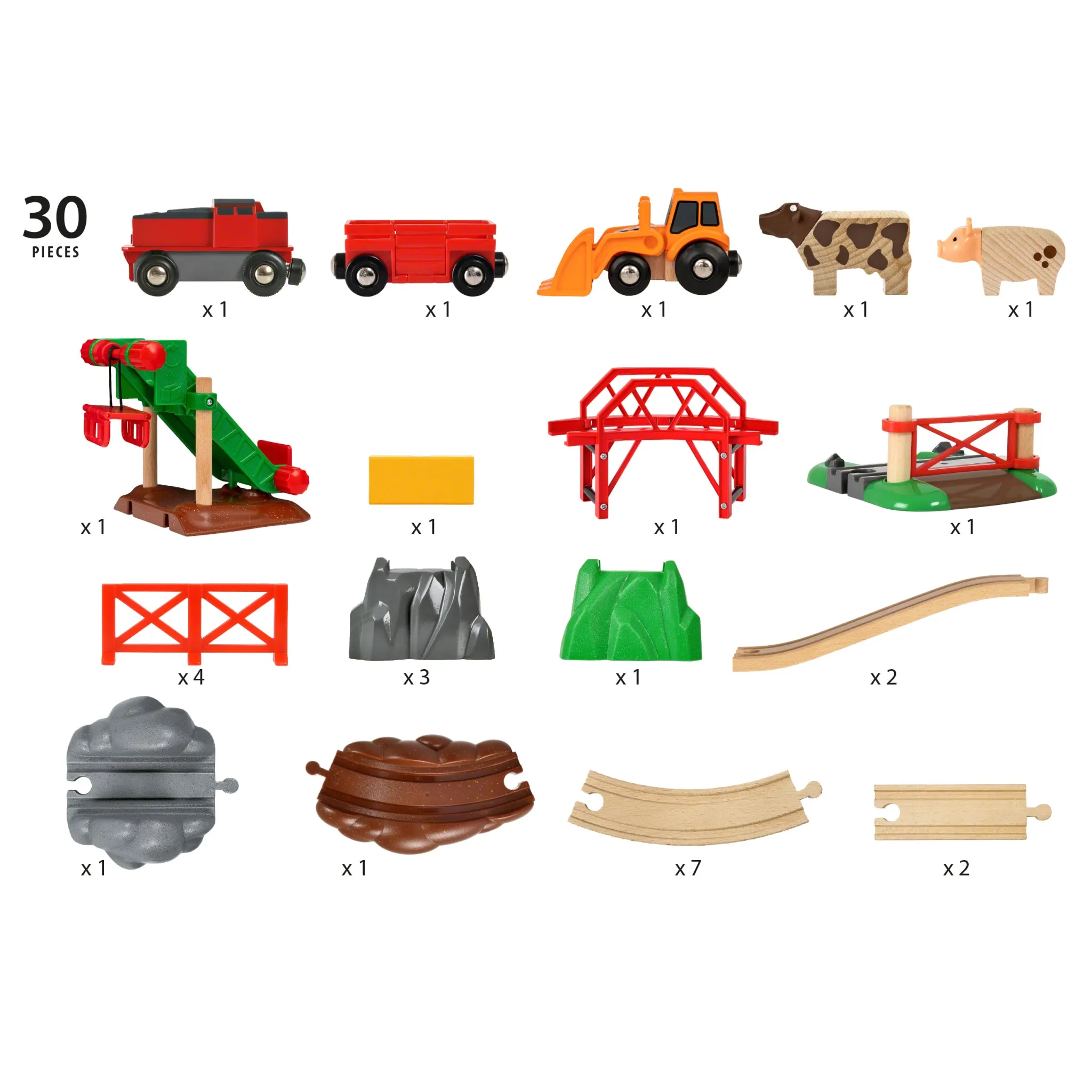 Brio Toys Animal Farm Set 33984