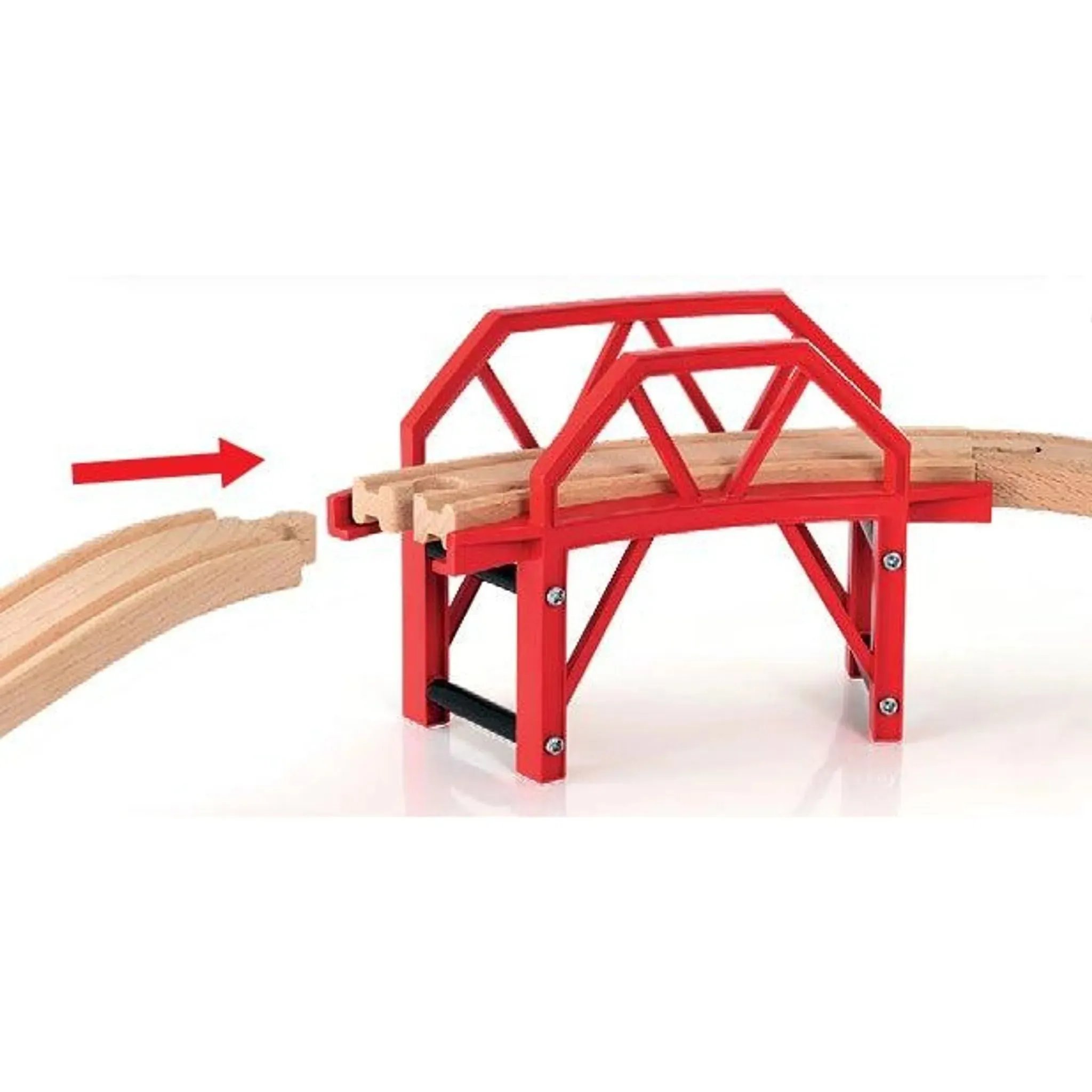Brio Toys Bridge - Curved Bridge 4 pieces