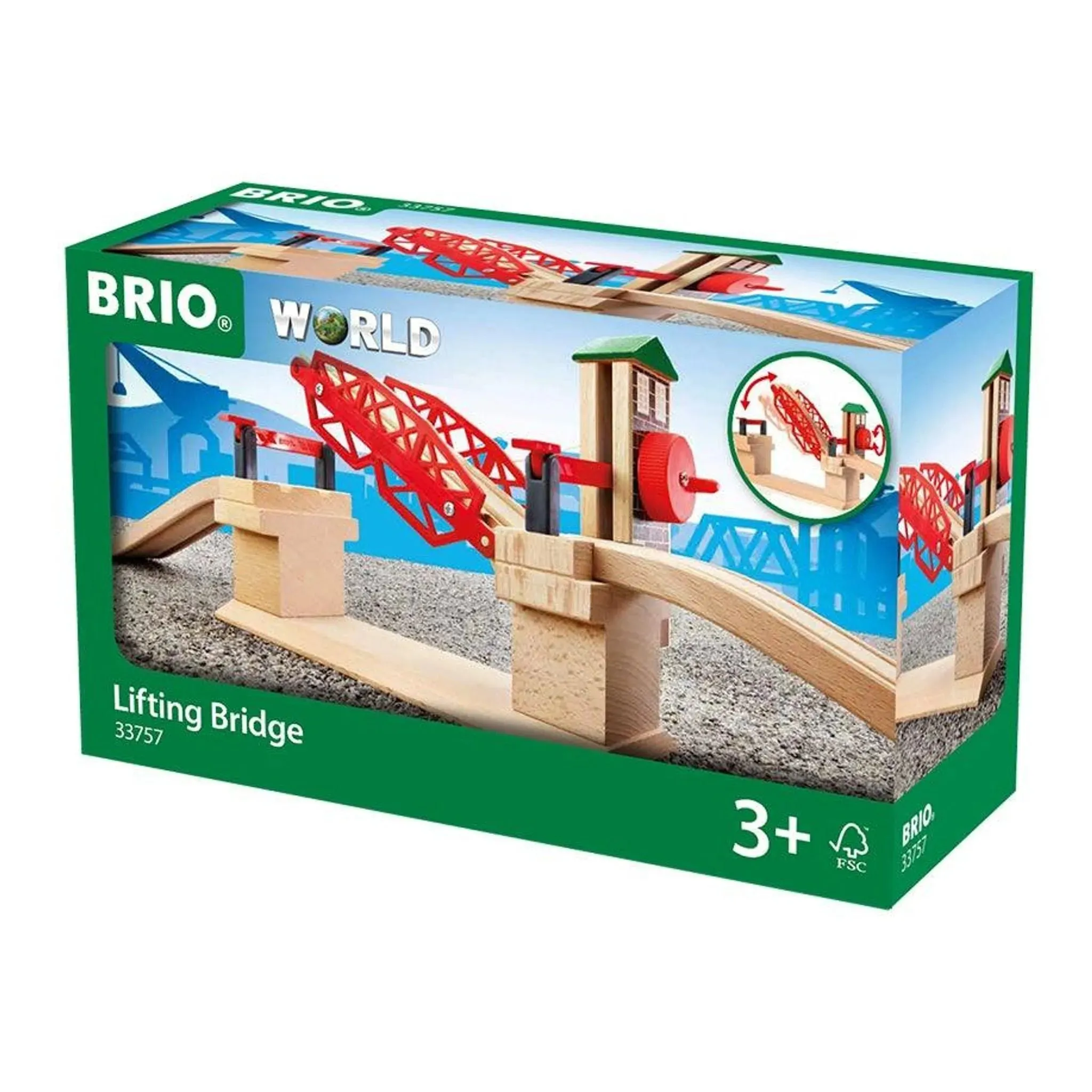 Brio Toys Bridge - Lifting Bridge 3 pieces