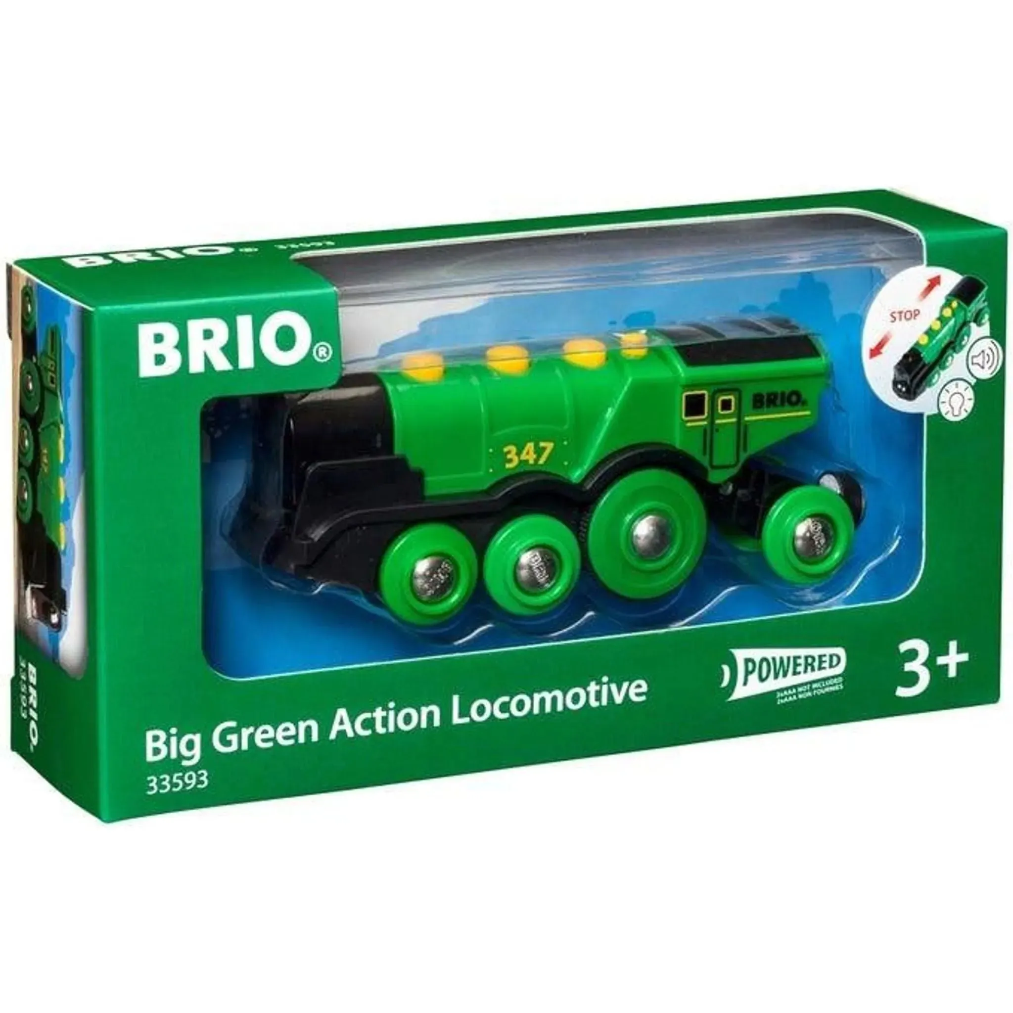 Brio Toys BRIO BO - Big Green Action Locomotive