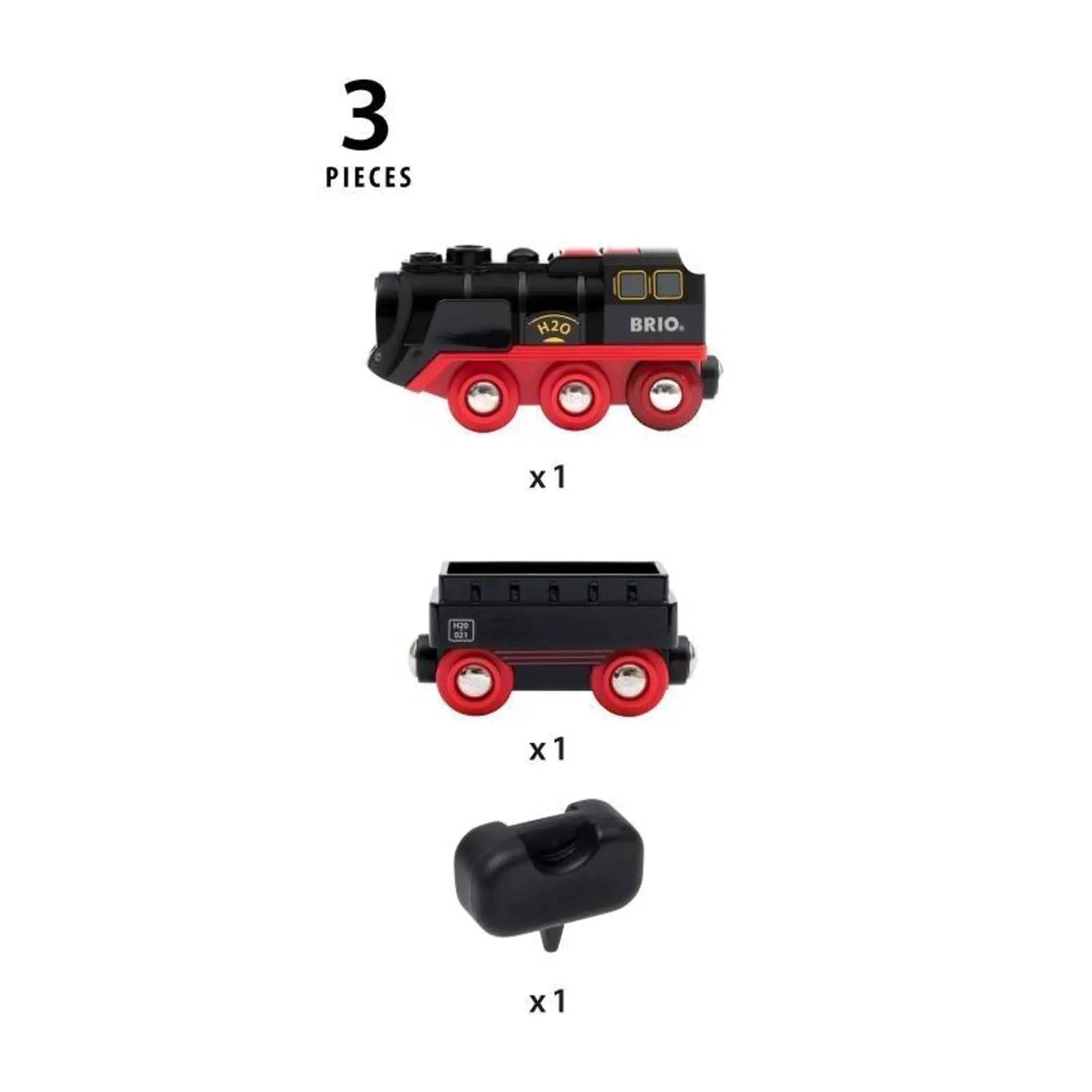 Brio Toys BRIO BO - Steaming Train 3 pieces