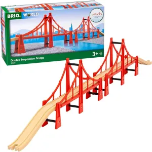 Brio Toys BRIO Bridge - Double Suspension Bridge 5 pieces